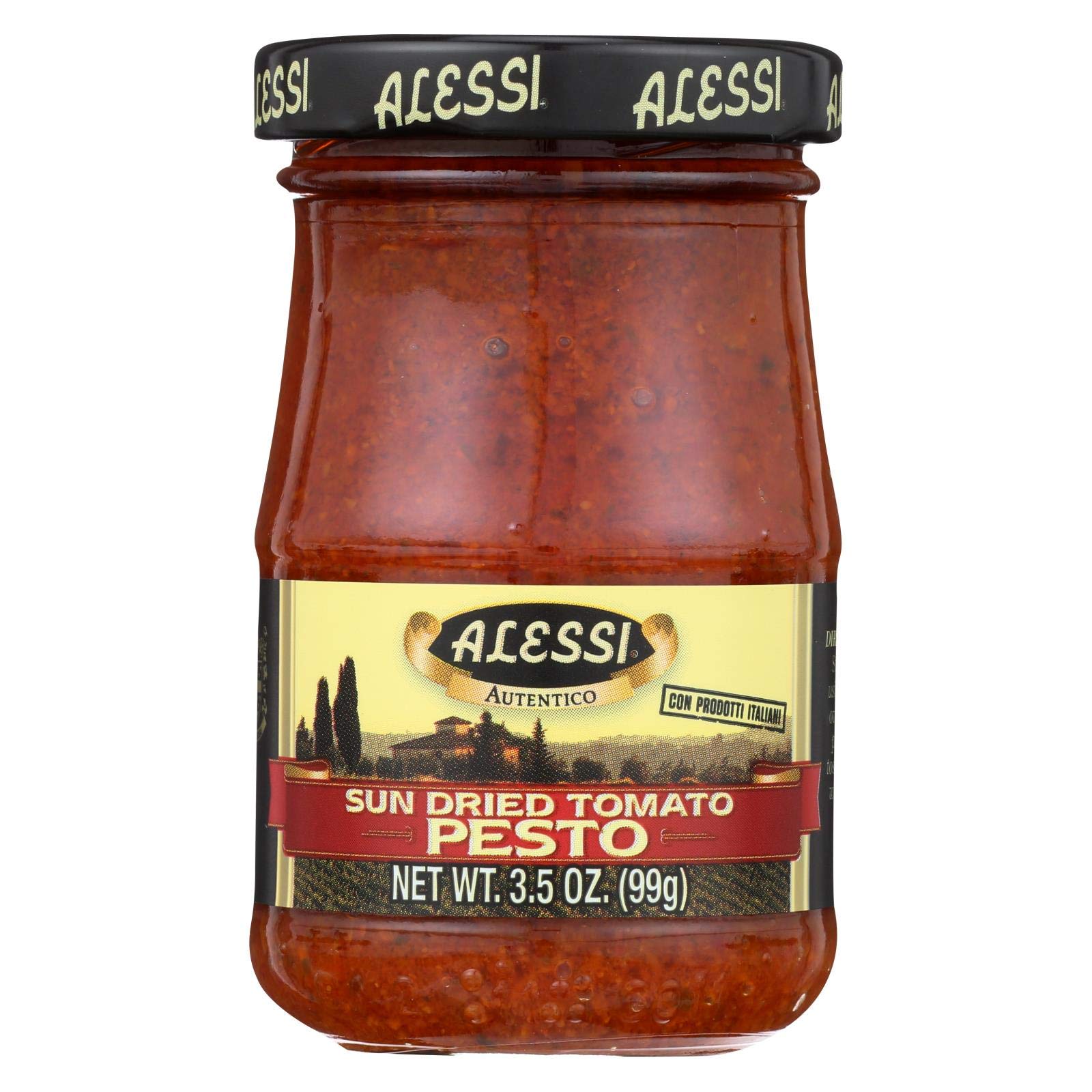 Alessi Pesto, Sundried Tomato, 3.50-Ounce (Pack of 6)