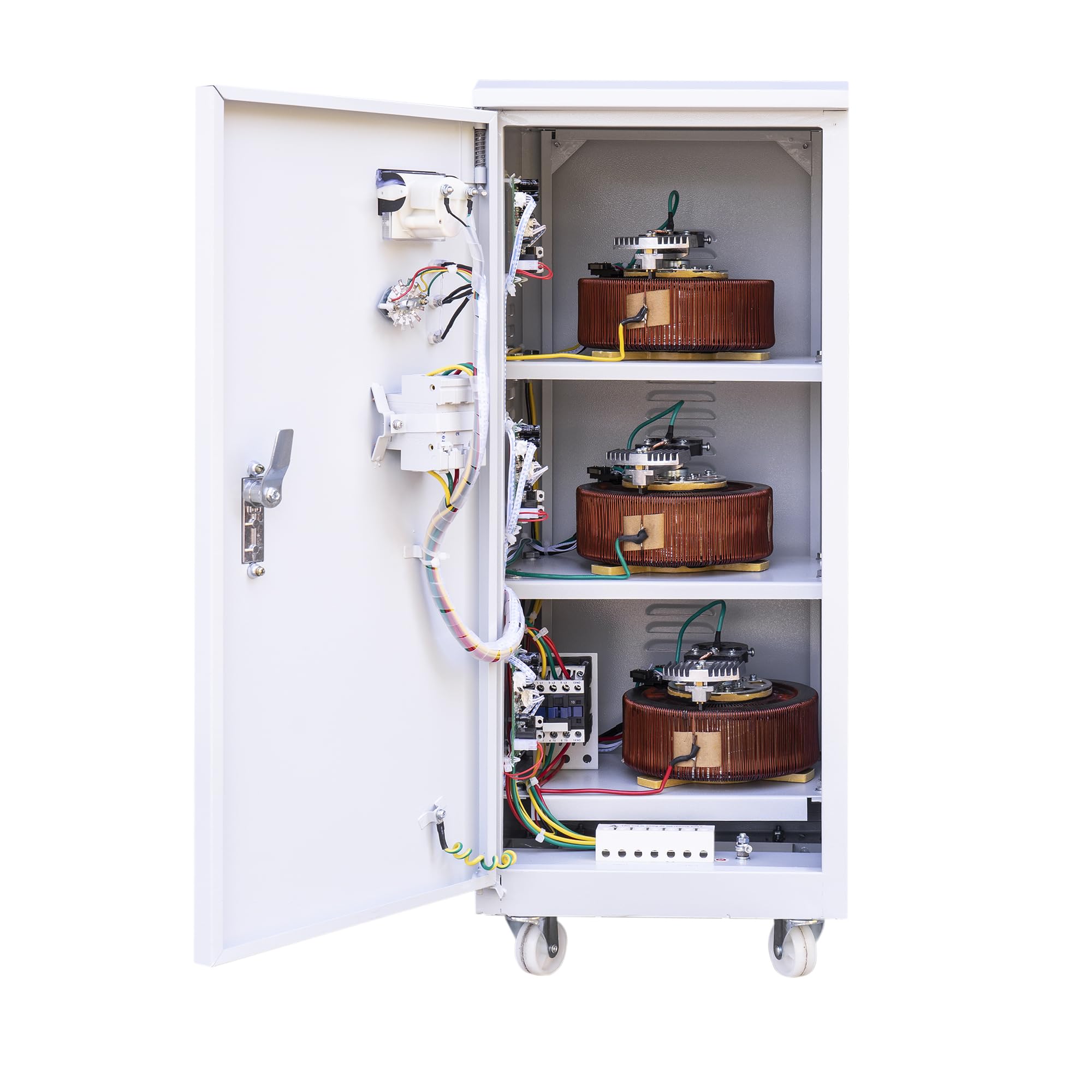 Stabilisateur Triphasé PNI SVT-10K - 10000VA / 8000W - Servomoteur - Neuf