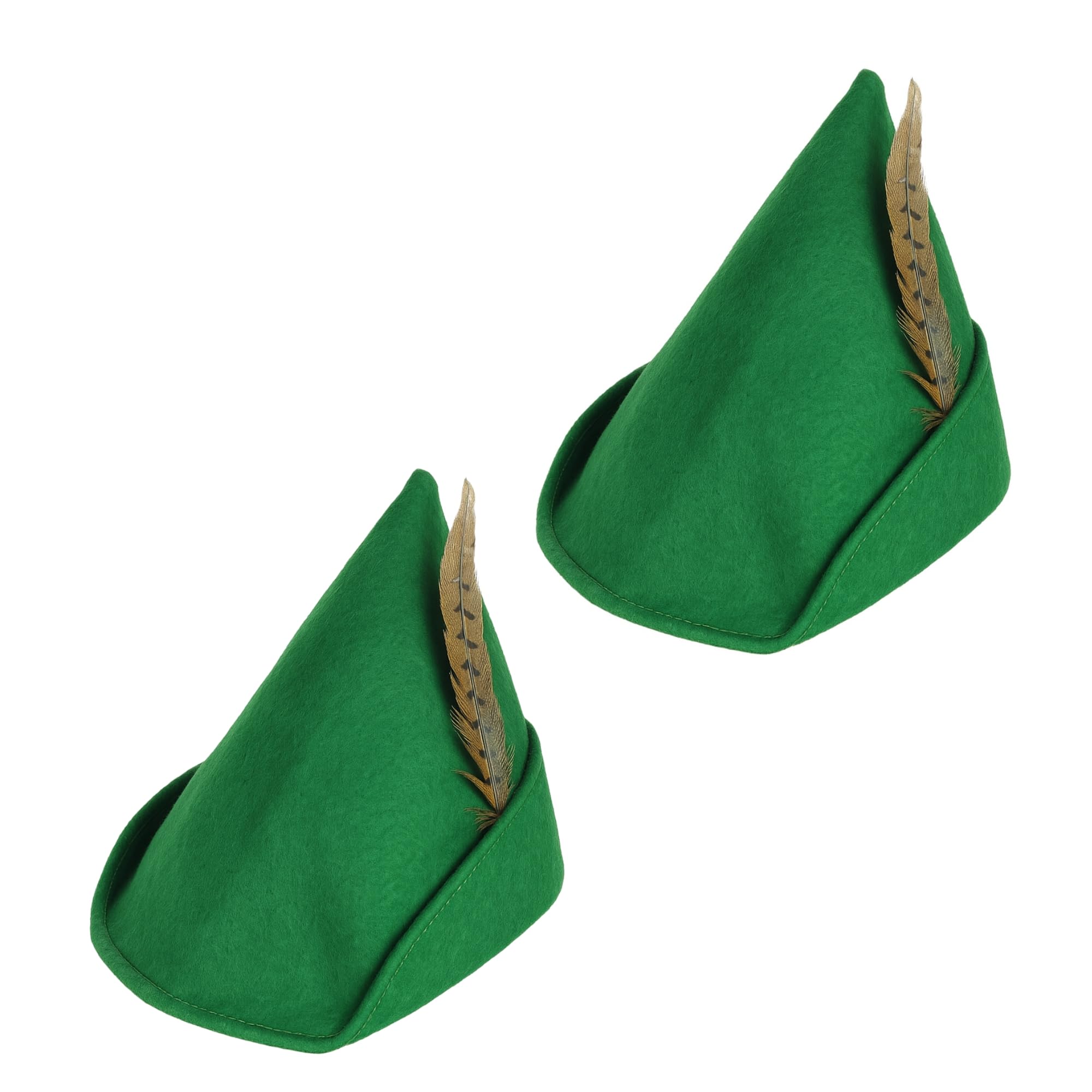 FNA FASHIONS® Adult Classic Archer Robin Hood Mens Fancy Dress Costume Hat for Authentic Outlaw Style (2) — image 1