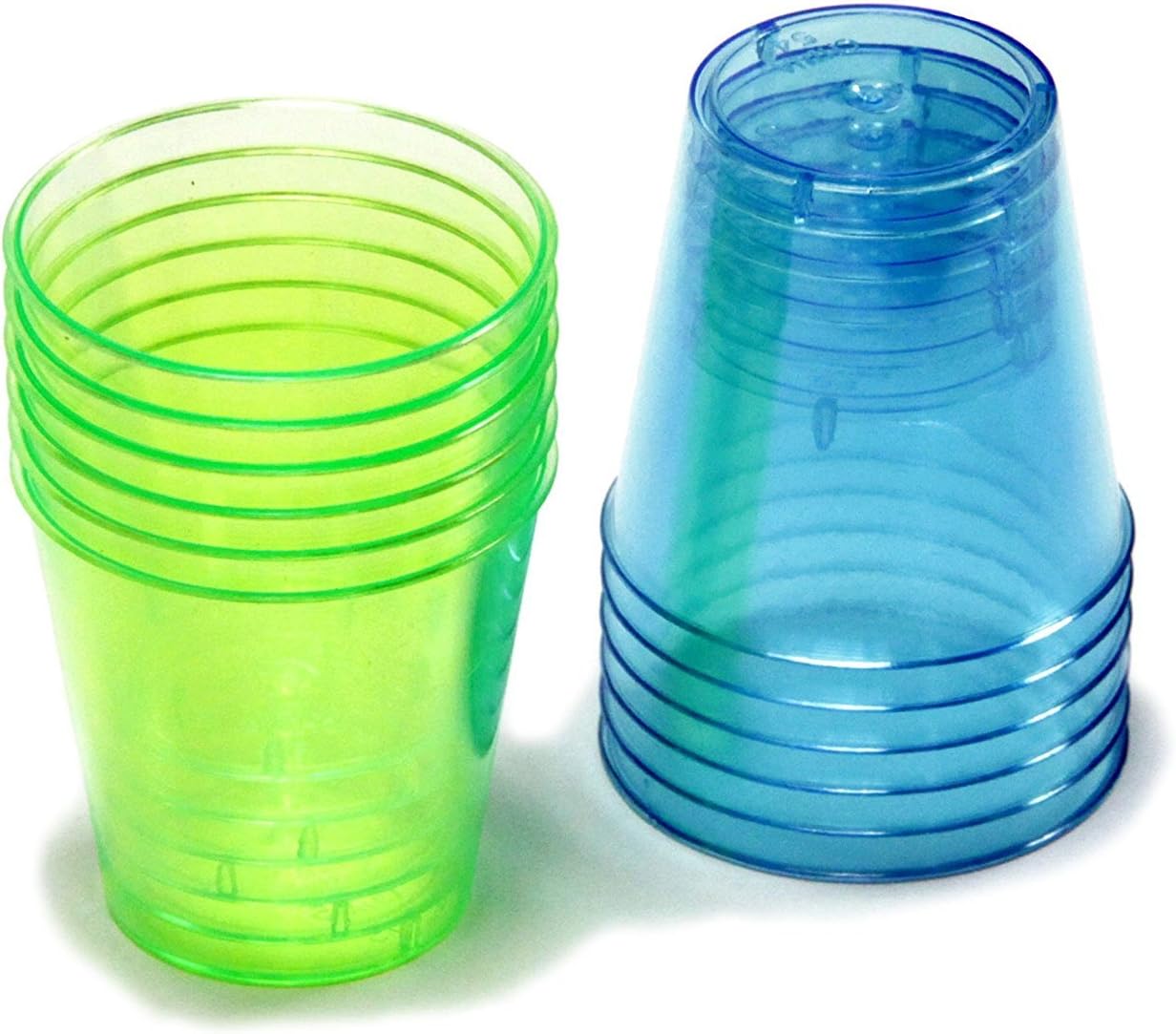 Amazon.com | Chef Craft Colorful Disposable Shot Glass 1 oz Shot ...