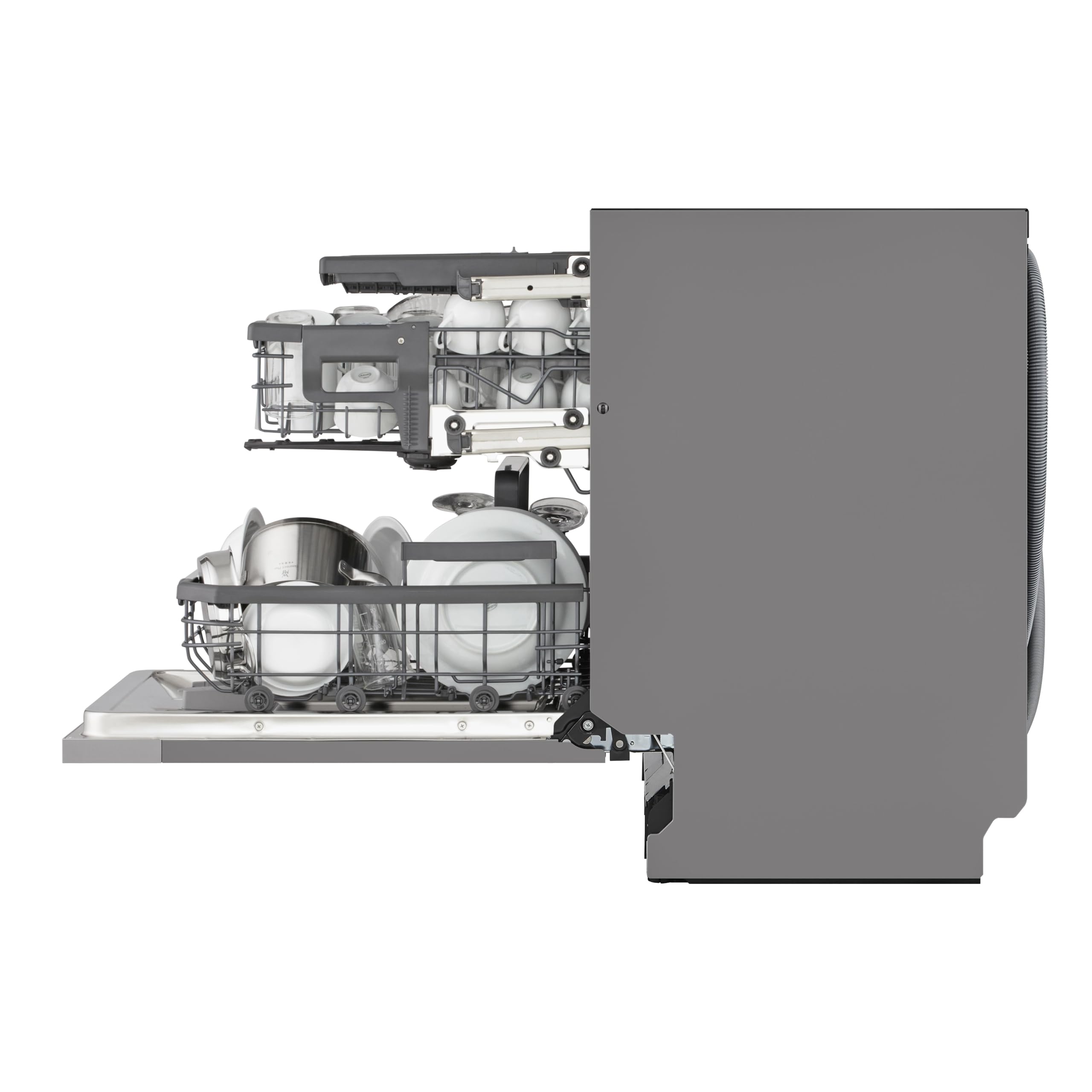 LG DB597TXSW, Lavastoviglie da incasso, Classe A, Noble Steel