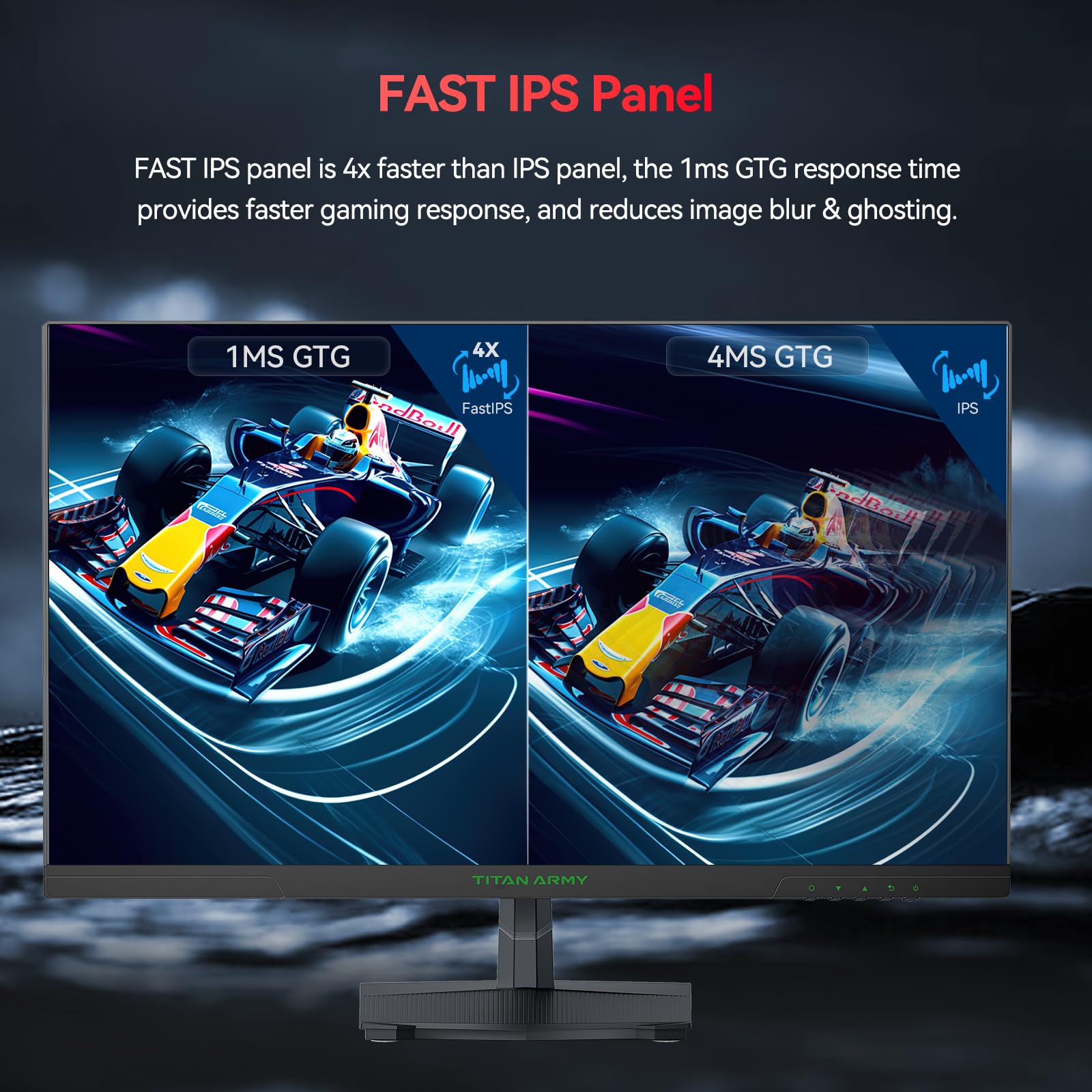Amazon.com: TITAN ARMY 27 Inch 180Hz 1440p Gaming Monitor, Fast