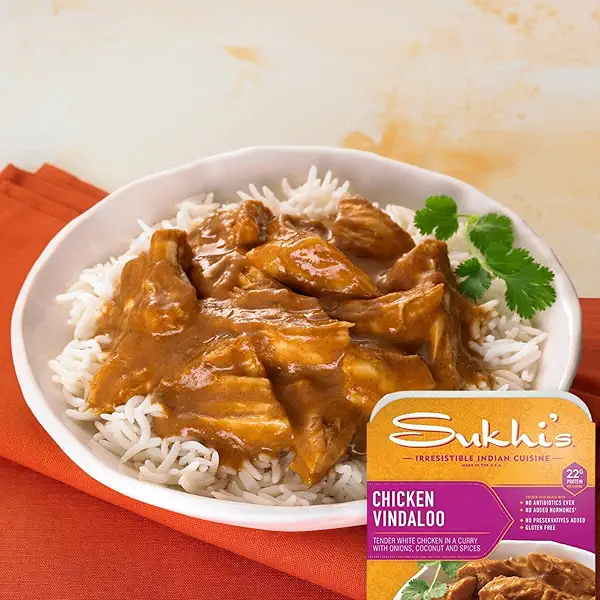 Sukhi's Indian Curry Flavor Variety Ready to Eat Gluten Free Prepared Meals 4 Count 9