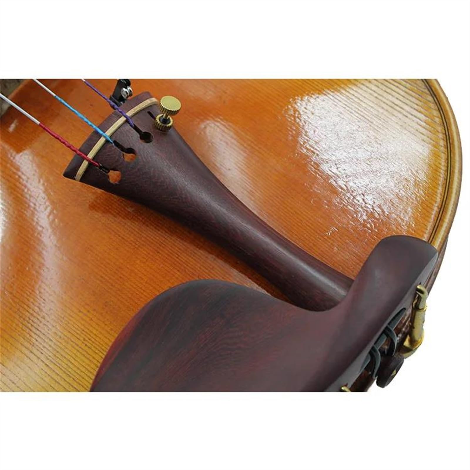 Violine 4/4 Violine Ausgewähltes Massivholz Fichte Schlagfläche Mit Achteckigem Bogen Quadratischem Etui