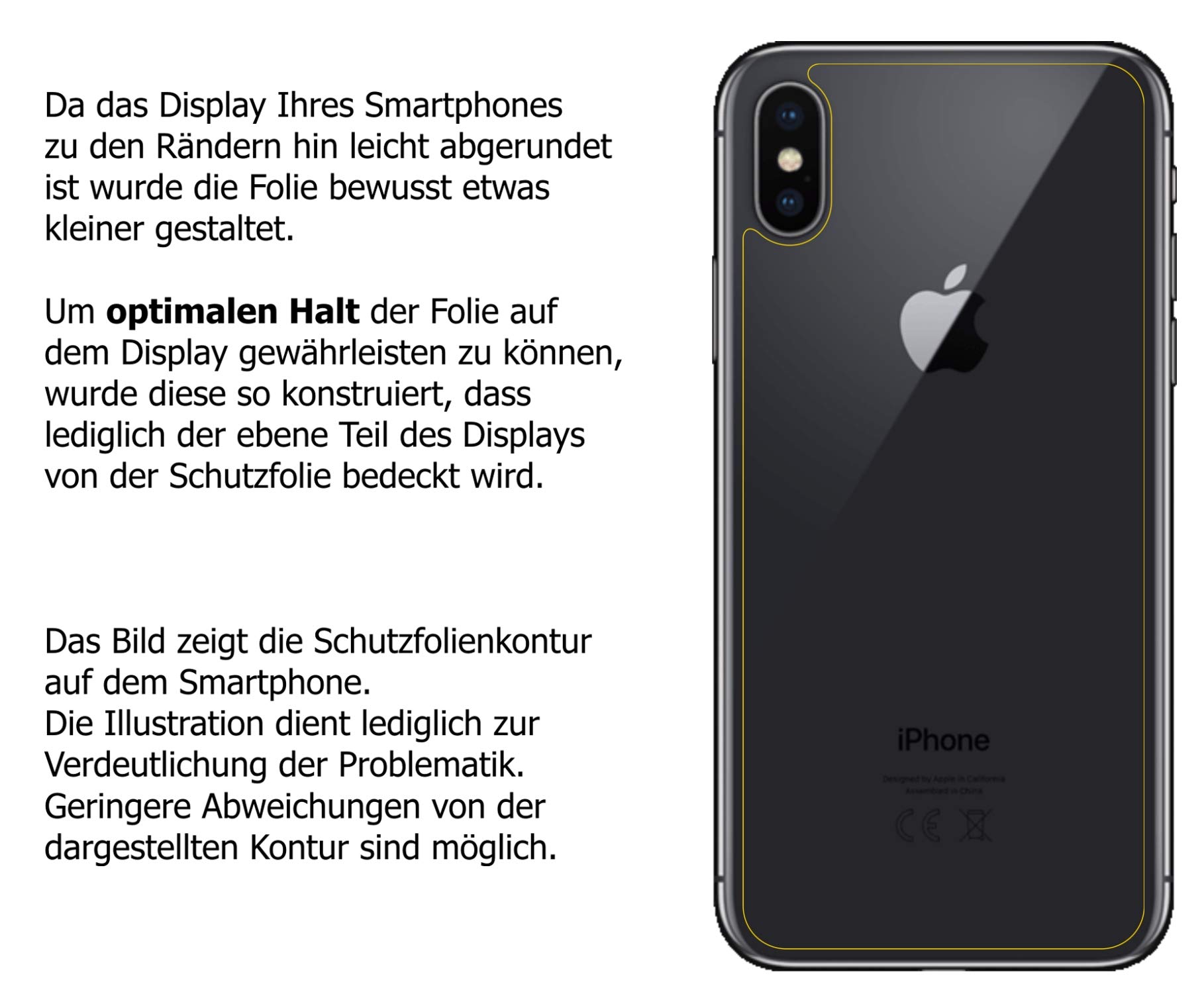 dipos I 6X Pellicola Protettiva Compatibile con Apple iPhone XR