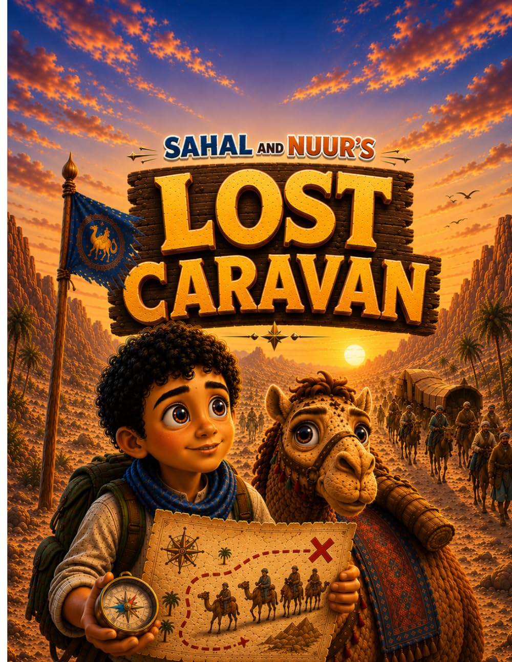 Sahal and Nuur's Lost Caravan: A Heartwarming Desert Adventure About Friendship, Teamwork, and Never Giving Up