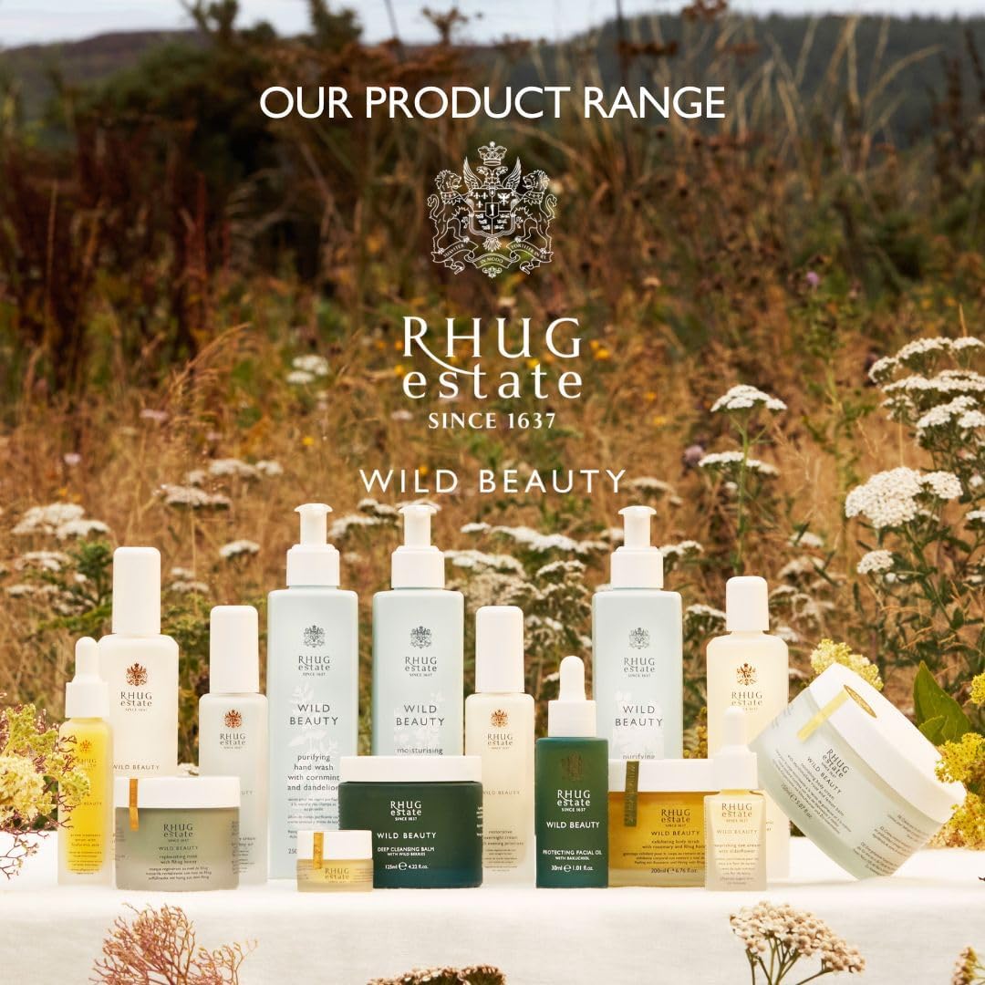 Rhug Wild Beauty - Rebalancing Skin Tonic with Meadowsweet | Refreshing Facial Toner | 120ml | Made in The UK