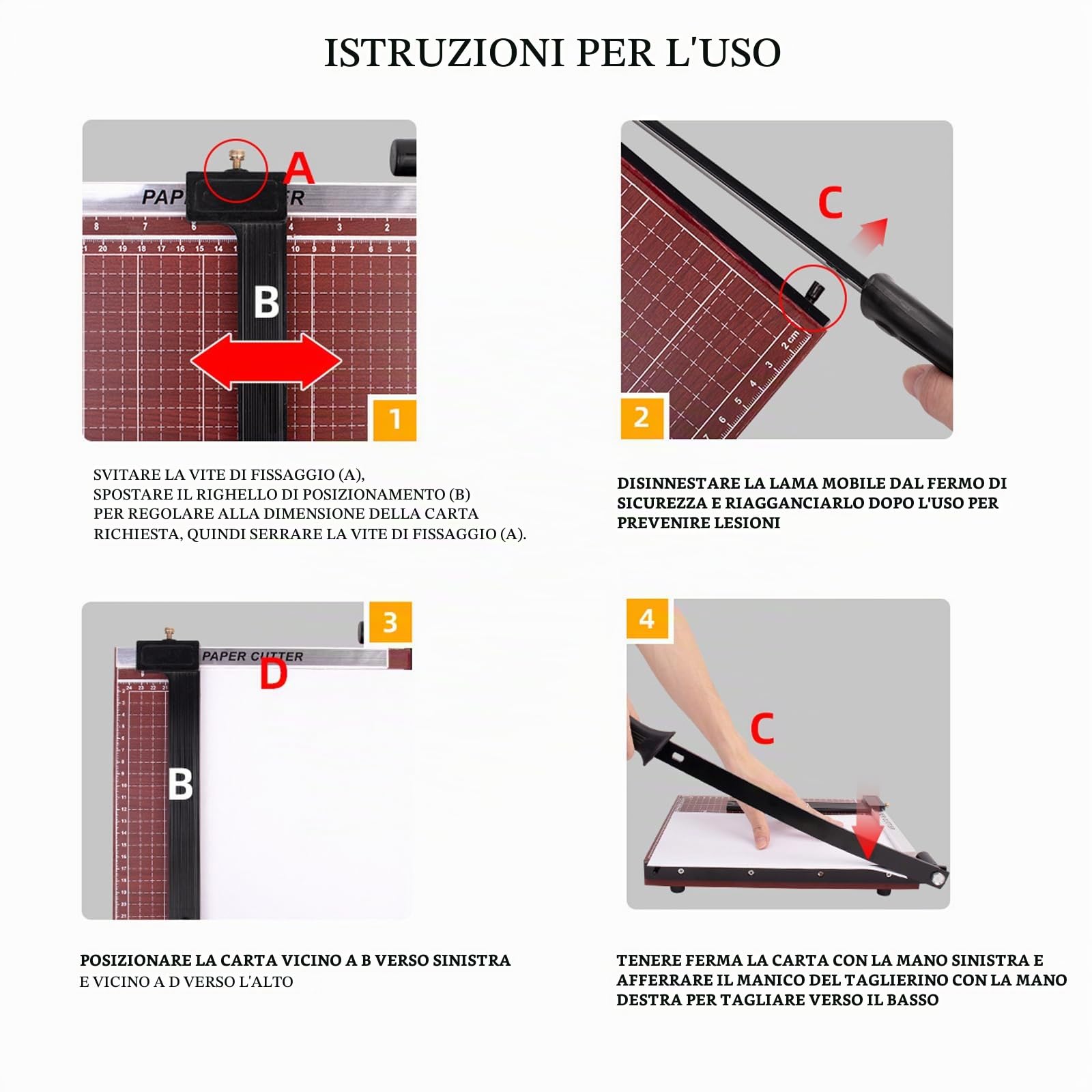 NEWUN Taglierina A3, Taglierina per Carta, Taglierina Professionale,Per Scuole e Uffici, Taglierina carta, per Scuole e Uffici,Taglierina per Foto, Cartoncino,Capacità di Taglio di Circa 12 fogli/Ora