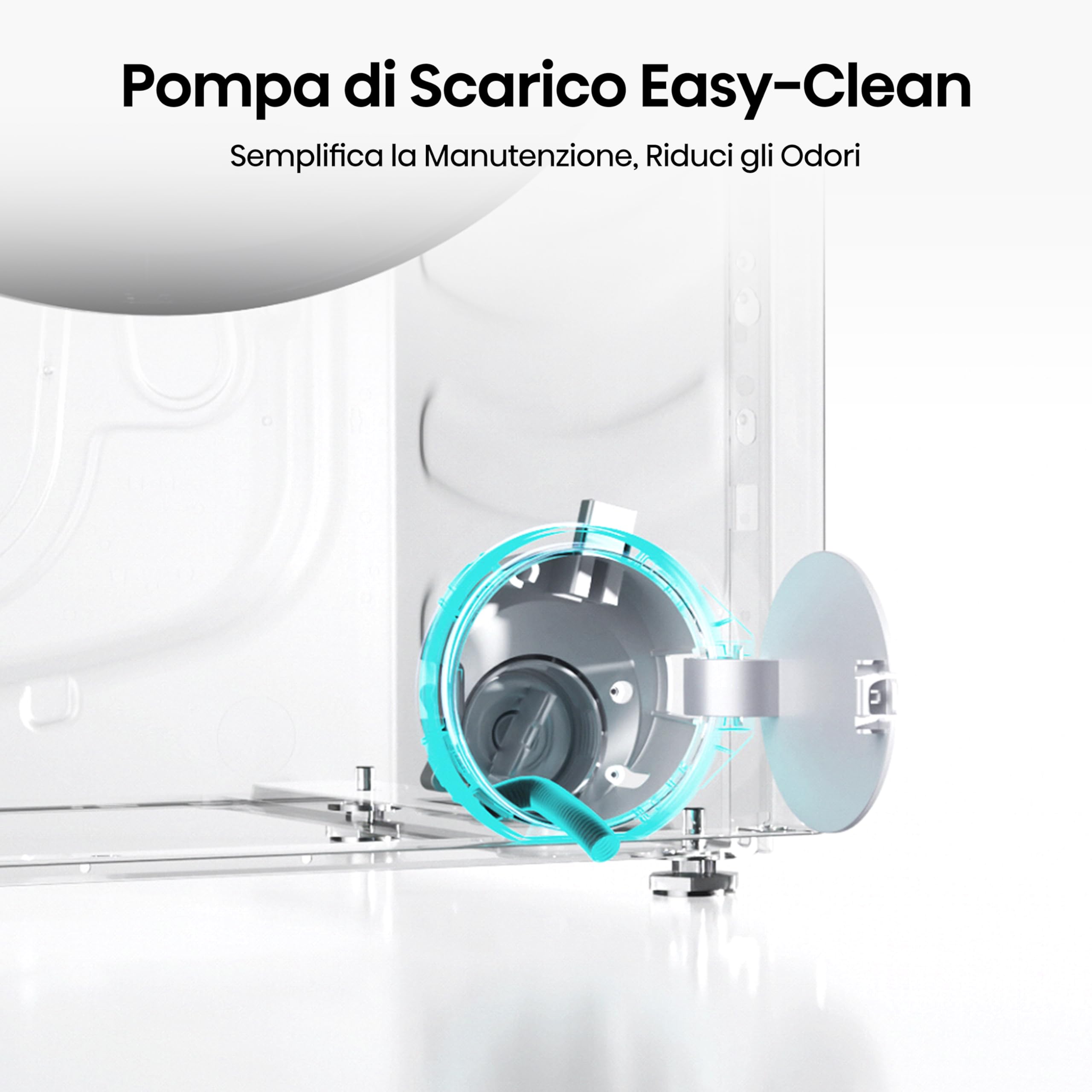 Hisense WF1I7022BWJ NUOVA Lavatrice Slim 7 kg, 1200 rpm, 15 Programmi, Display Touch, Motore Inverter, Programma Rapido 15’, Fine Programmata, AutoMix Dispenser, Classe A