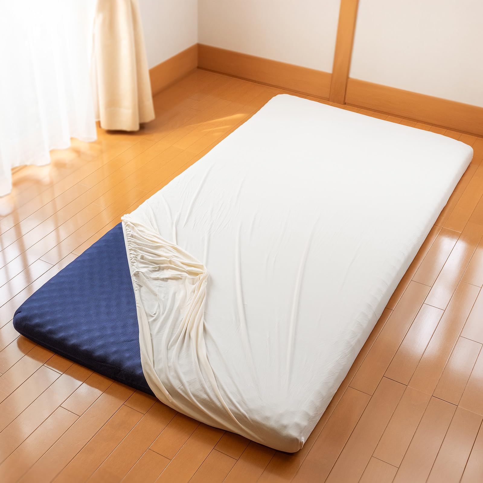 Amazon.co.jp: ストレッチ ボックスシーツ 薄型マットレス用