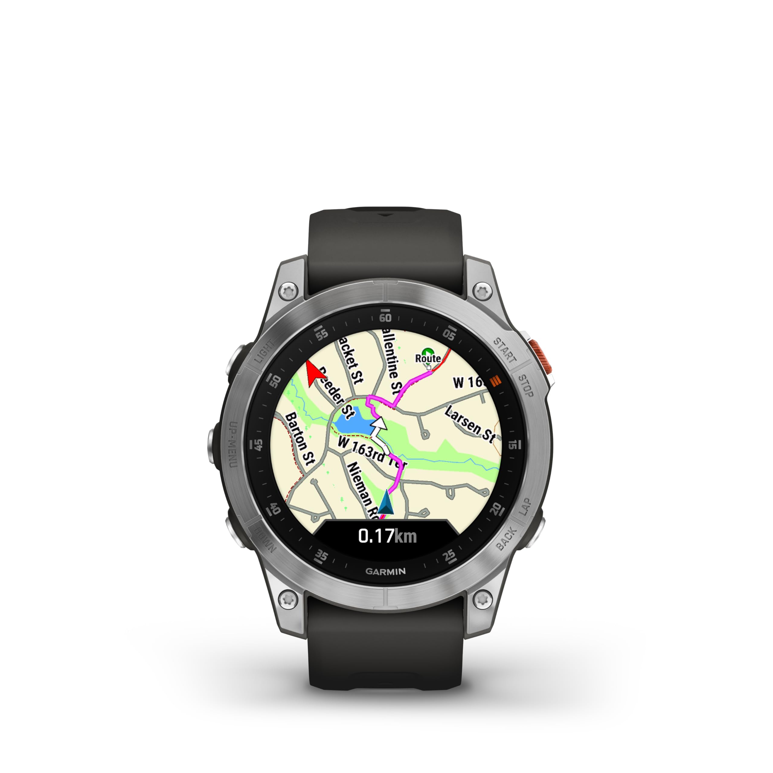 Garmin EPIX 2 - Reloj GPS Multideporte con Pantalla táctil AMOLED, Funciones Superiores, frecuencia cardíaca, mapas y música, Plata Gris, TU EU (Reacondicionado)