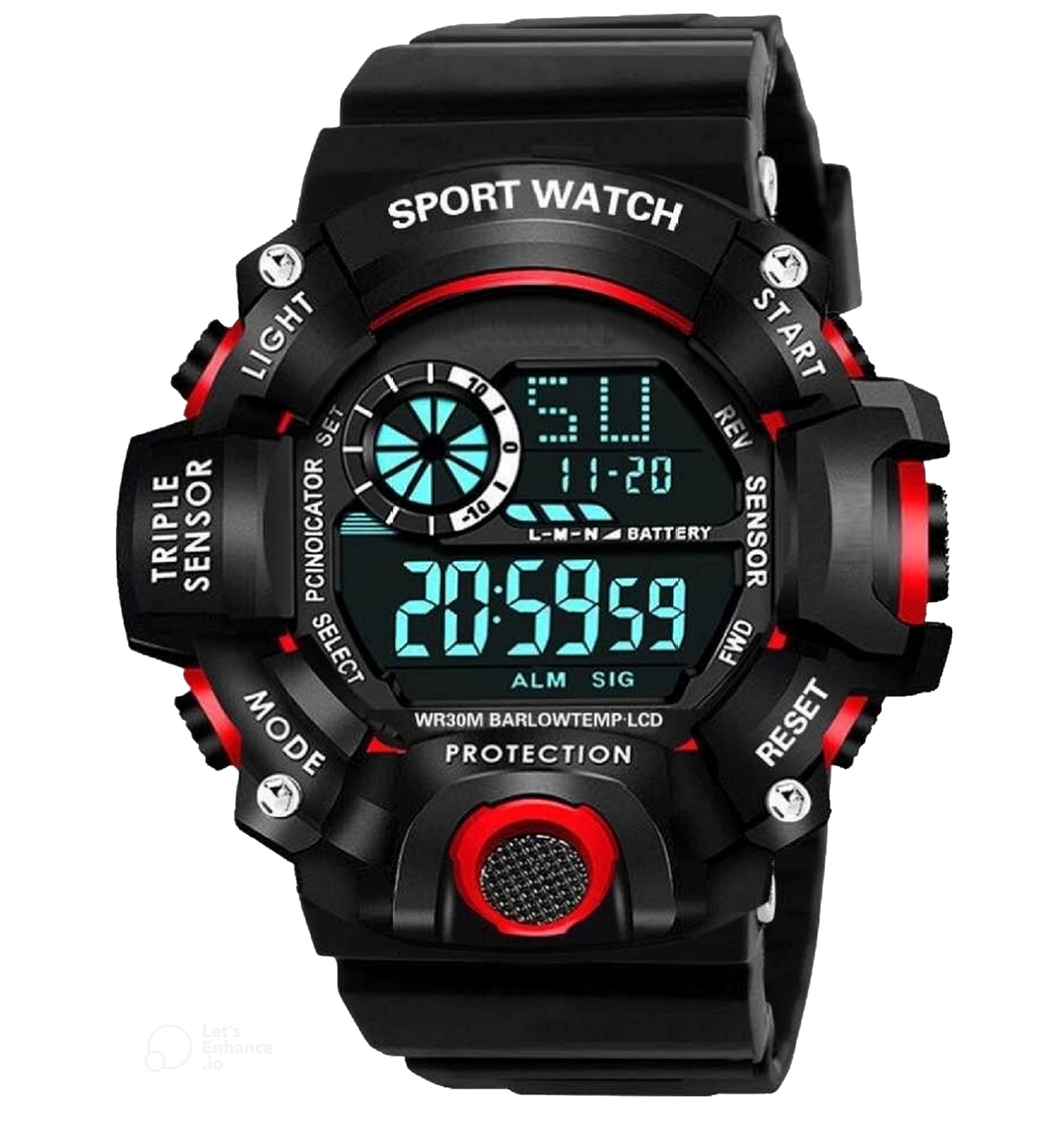 Hala Watch For Boys | 6 Months Warranty | Kids Silicone Watch For Boys, Watches For Boys, Watch For Kids, Digital Watch, Watch, Boys Watch, Digital Watch For Boys With Alarm/Nightlight Show (Ssa Red) (B0D57ZVPP3) Amazon Price History, Amazon Price Tracker