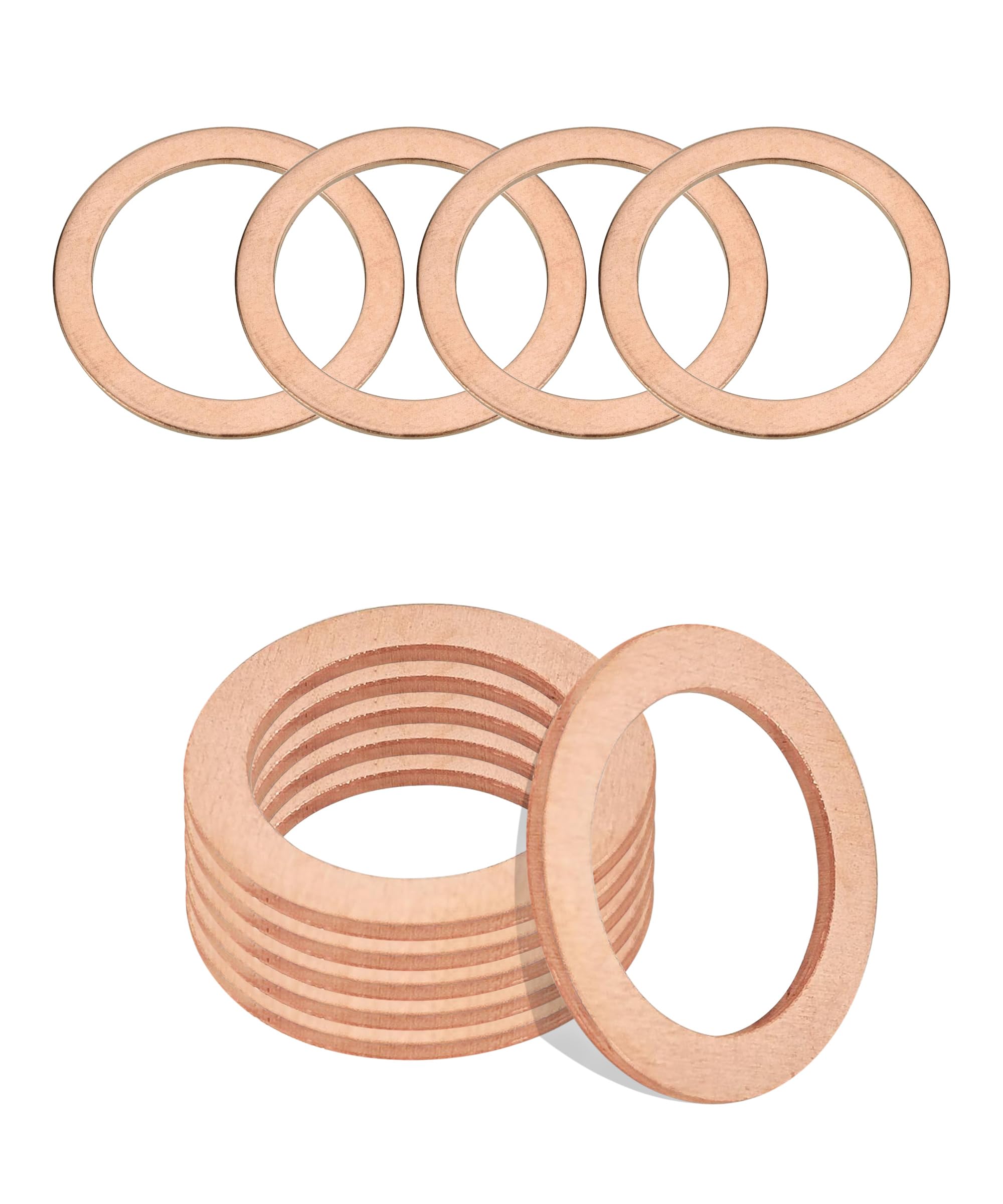 Oil Drain Plug Gasket Car Accessories 14mm Crush Washer Oil Drain Plug Copper Oil Crush Washer Automotive Replacement