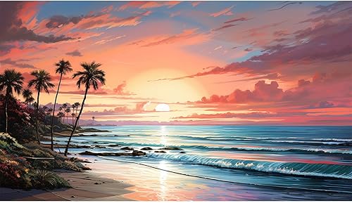 Kits de pintura de diamante 5D para adultos, kits de arte de diamantes de vaca de ensueño azul, kits de arte para principiantes, kits de