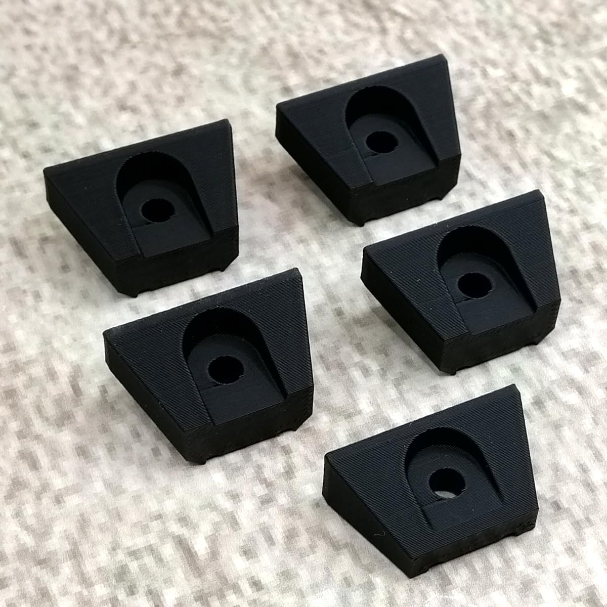 ULEIVA Replacement Shelf Support Pack of 5 Black Compatible with IKEA Milsbro Display Cabinet Holder Glass Plate Holder - Image 3