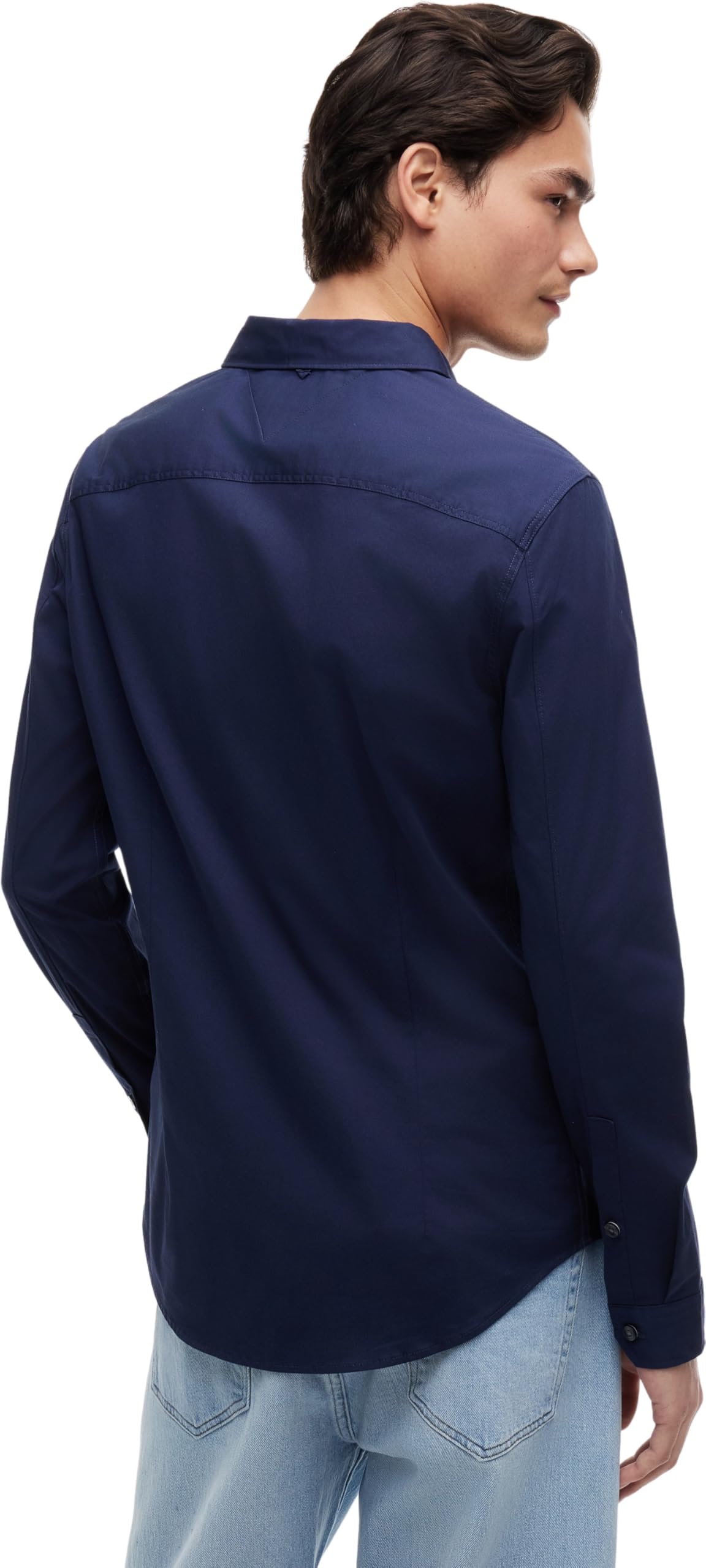 Tommy Jeans Camisa Hombre Original Stretch Manga Larga