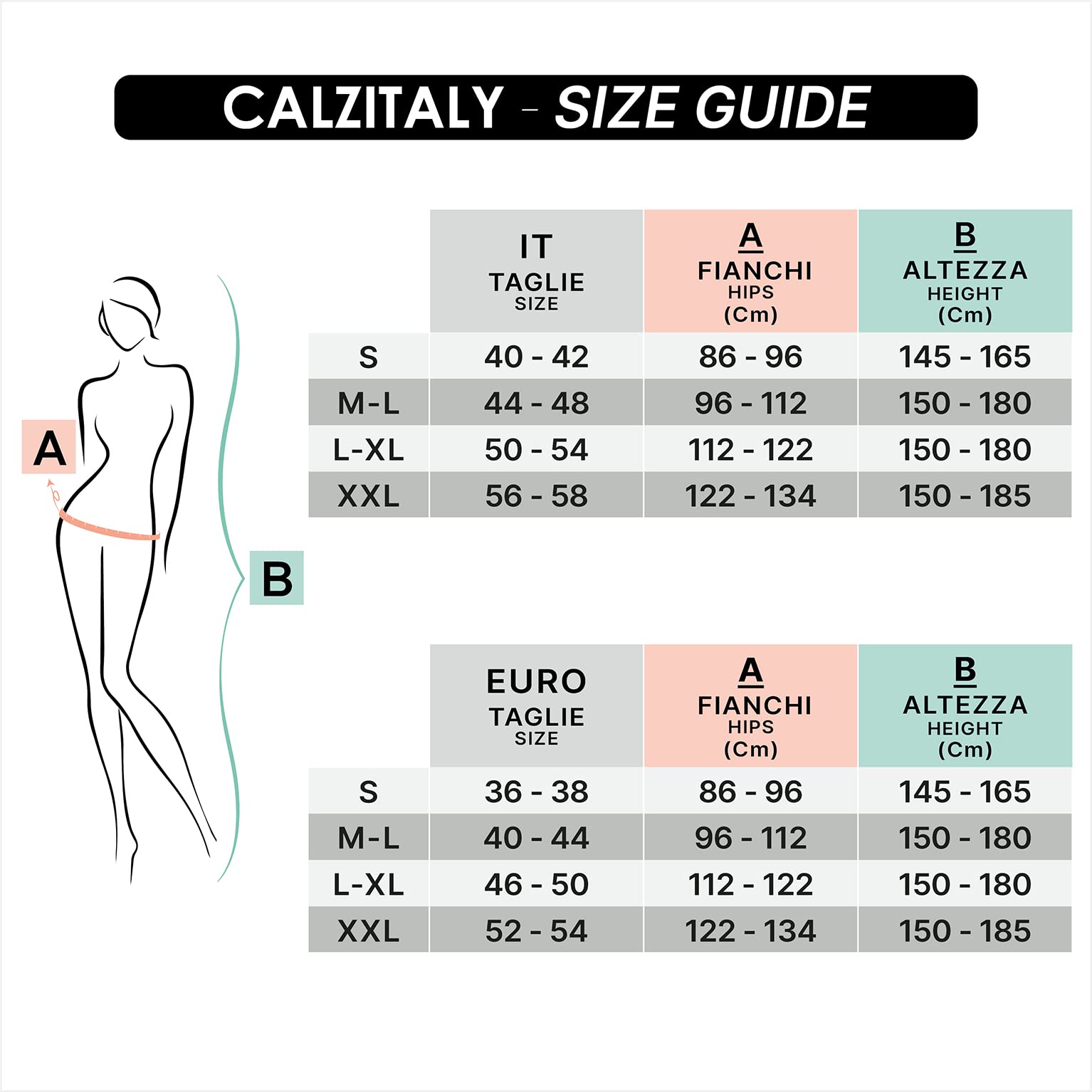 CALZITALY Collant senza Cuciture, Collant Opachi, Calzamaglia Coprente Donna, Nero, Verde, Blu, Bordeaux, S, M, L, XL, XXL, 50 DEN, Made in Italy