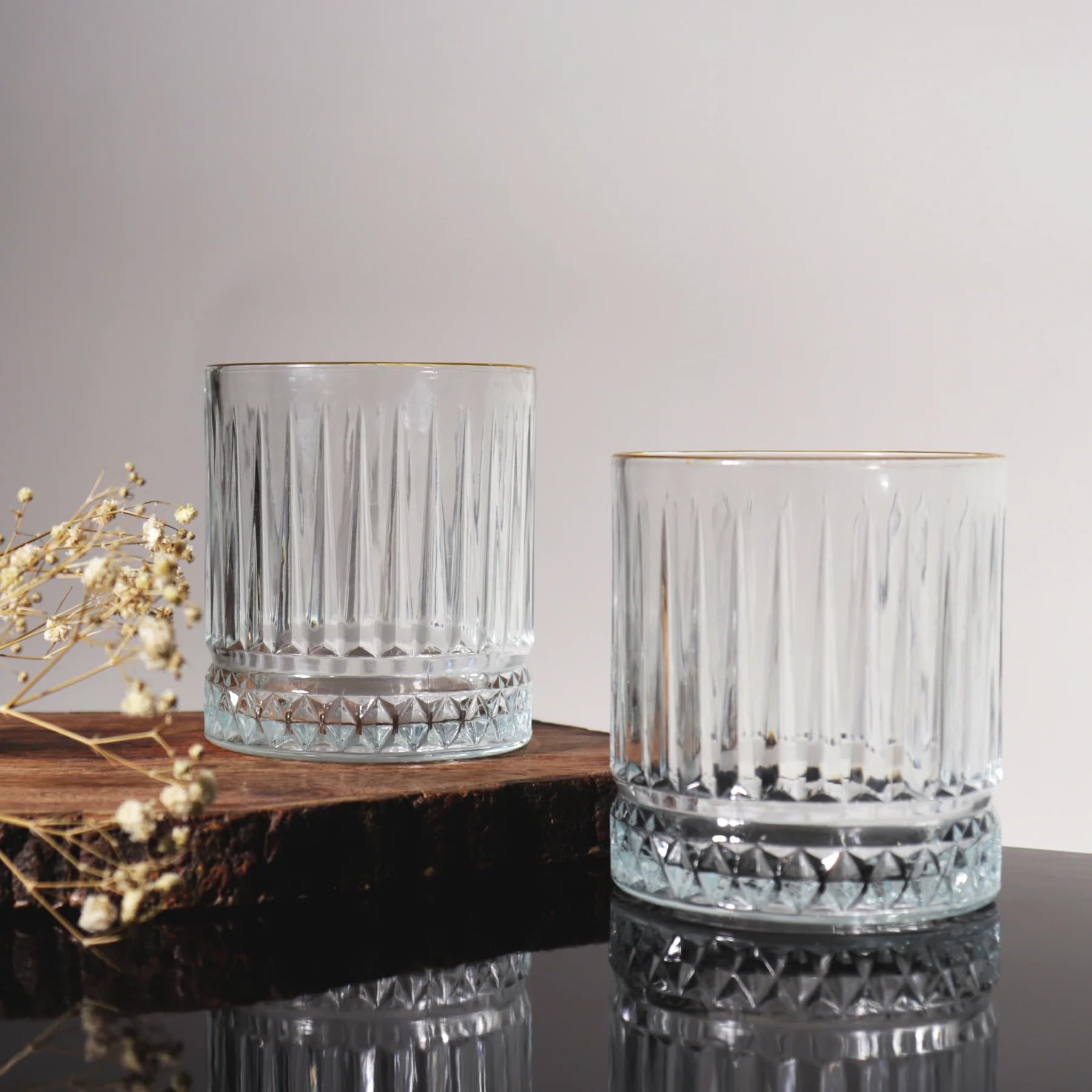 Bellemax Whiskey Glasses Set - 6 Rocks Glasses -9
