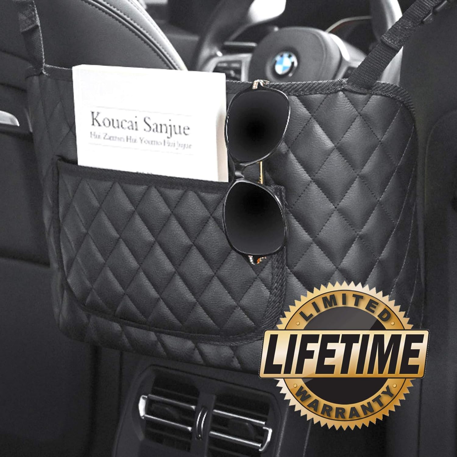 Handbag Leather Between Organizer Storage Photo