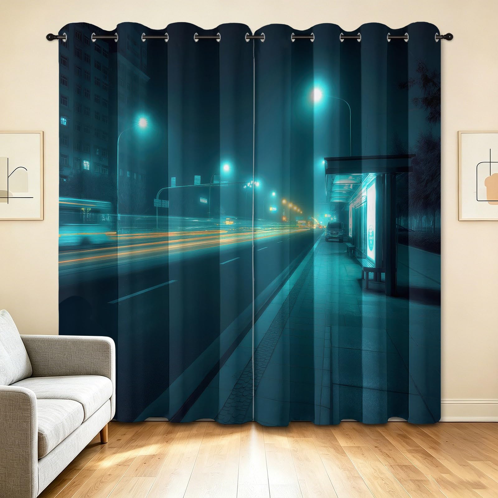 Lote de 2 unidades aislantes para calles de neón (117 x 230 cm)