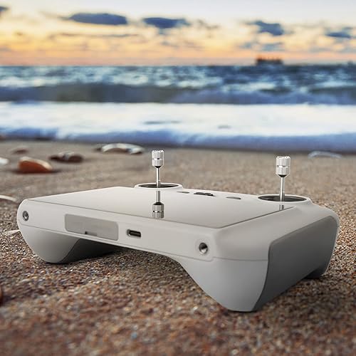 Miniatura 9 de FSIDIWT Palillos para mando a distancia DJI RC 2RC, palillos de control de aluminio de repuesto Joystick Thumb Rocker para DJI Mini 4 ProAir 3Mini 3