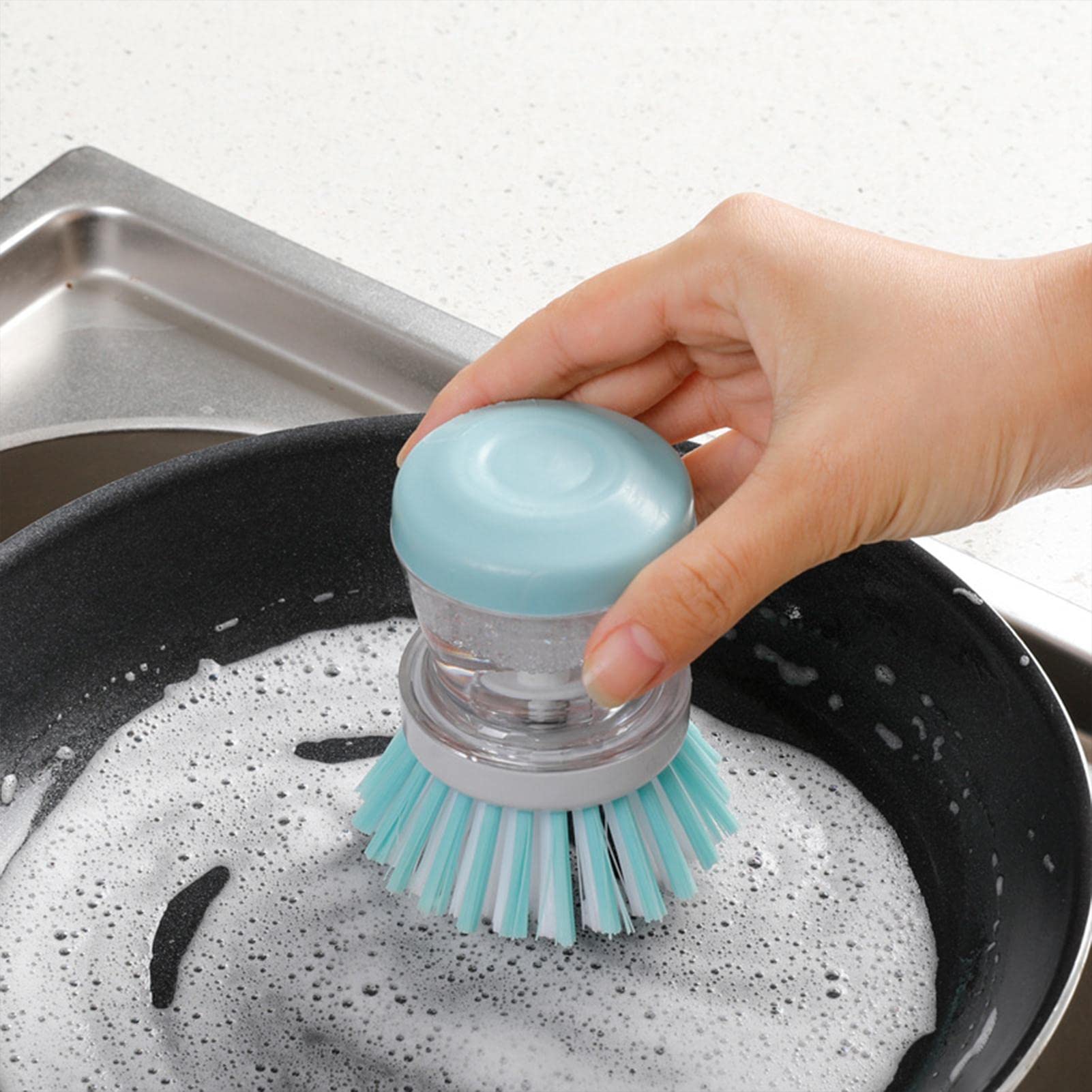 2 Pz Spazzola Piatti, Spazzola Lavapiatti, Spazzole per Piatti con Dispenser di Sapone con Dispenser di Detersivo, Spazzola da Cucina Lavare per Pulizia Piatti Pentole Padelle Lavelli 2 Pz Spazzola Piatti, Spazzola Lavapiatti, Spazzole per Piatti con Dispenser di Sapone con Dispenser di Detersivo, Spazzola da Cucina Lavare per Pulizia Piatti Pentole Padelle Lavelli