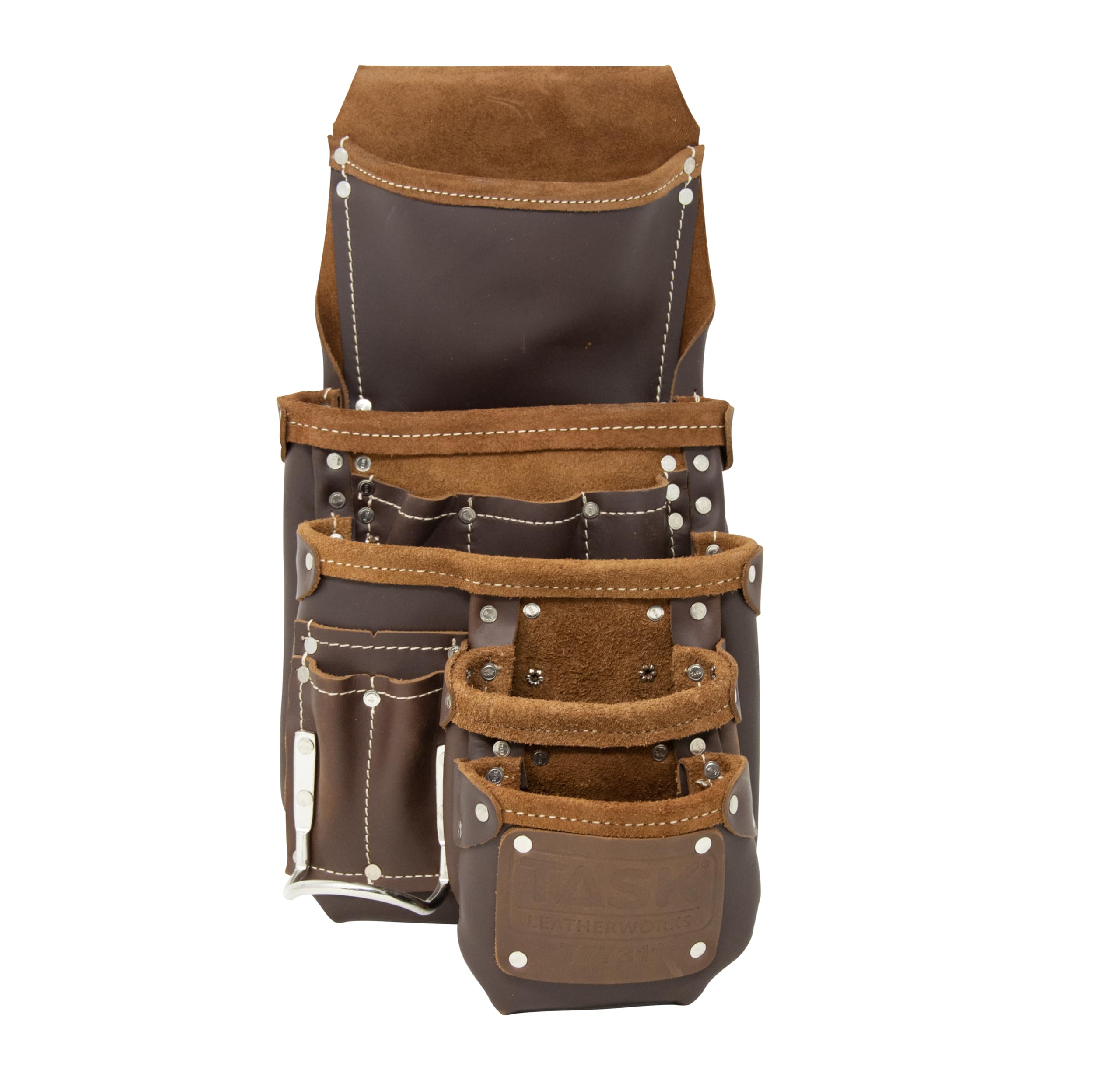 Amazon.co.jp: Task Tools T77311 Leather Tool Pouch, 11-Pocket by