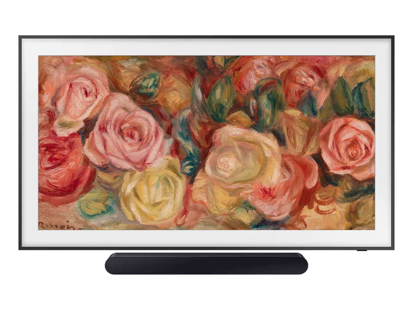 SAMSUNG 75-Inch Class QLED 4K LS03D The Frame Series Quantum HDR Smart TV (QN75LS03D, 2024 Model) w/SAMSUNG S60D 5.0ch Soundbar w/Wireless Dolby Atmos Audio (Newest Model)