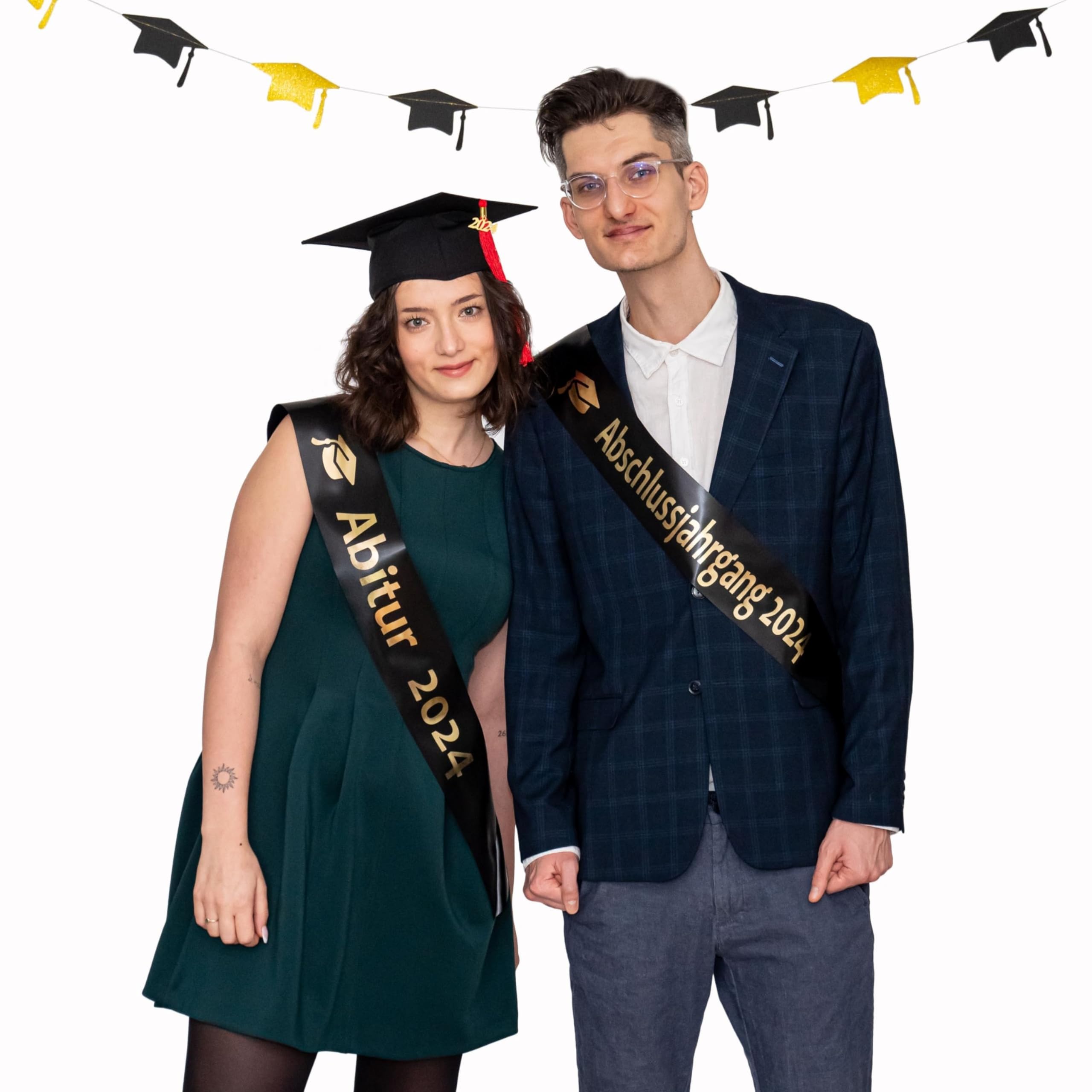 Pompons Pour Toque De Remise De Diplôme 2025 - Longueur Totale 40 Cm (pompon 23 Cm) - Plusieurs Couleurs - Pour Université, Lycée, Collège - 11