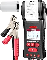 Vista 1 de ANCEL BST600 - Probador de batería de coche con impresora - 12V/24V, 100-2000 CCA, probador digital de carga de batería automática - Prueba