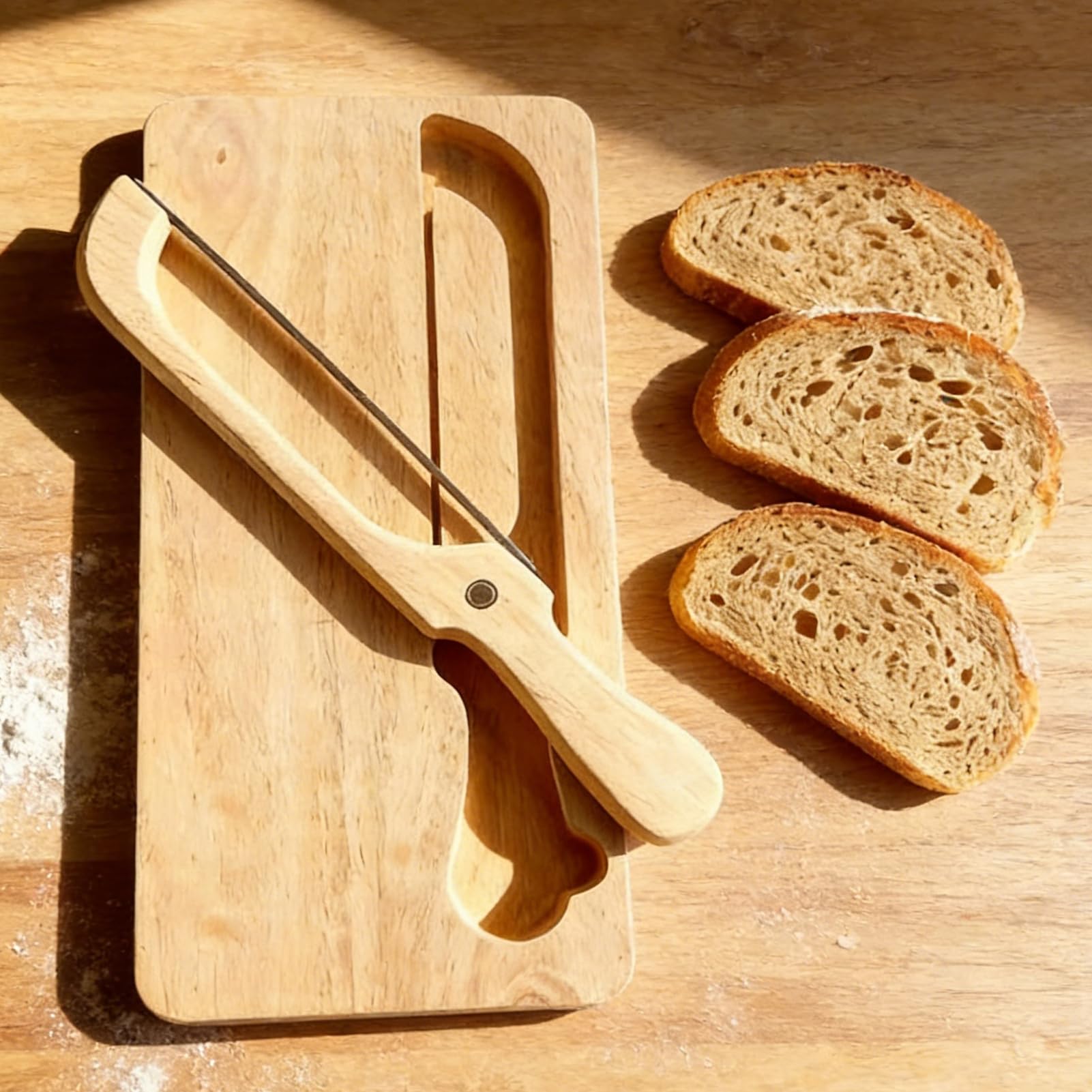 Tagliapane in acciaio per tronchetti