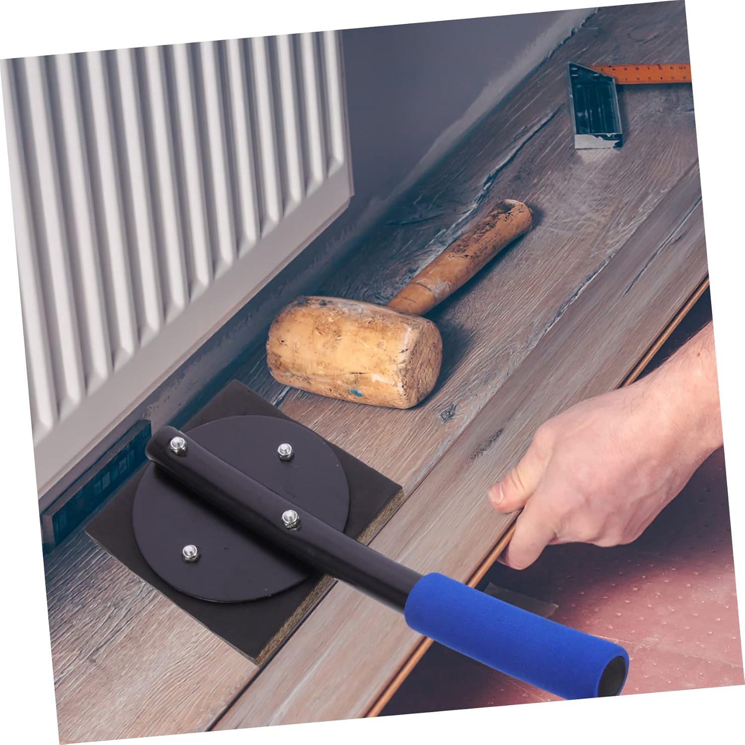 BESTonZON Tapping Block Tool for Flooring Installation Ergonomic Mallet for Laminate Tile and Floors Durable and Reliable Flooring Accessory for Diy Projects