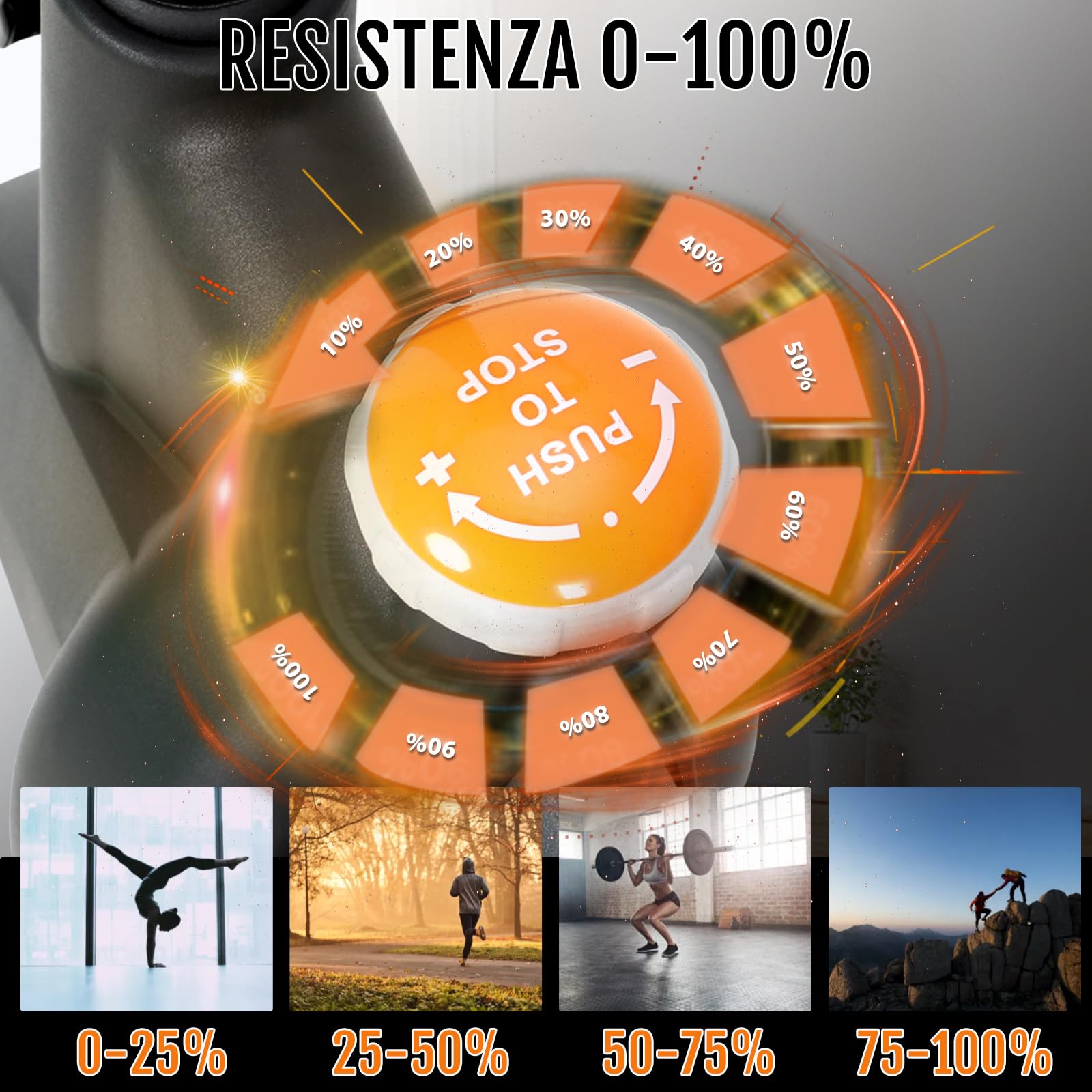 ISE Cyclette da Casa con Resistenza Magnetica, Cyclette per Casa Professionale Exercise Bike con Schermo LCD Supporto per Smartphone/Tablet