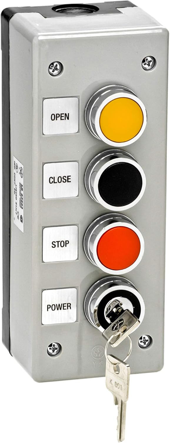 3BXLT Nema 4 Exterior Three Button With Lockout Surface Mount Control Station