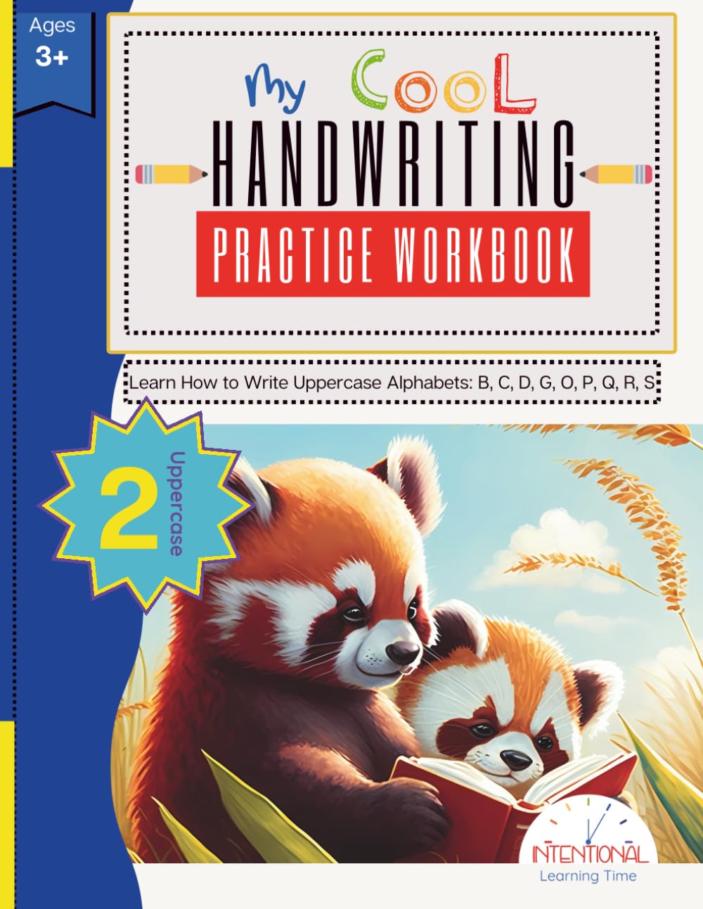 My Cool Handwriting Practice Workbook-Uppercase 2: Learn How to Write Uppercase Letters B, C, D, G, O, P, Q, R, S | Handwriting Practice for Kids Ages 5-8 | Round Strokes & Capital Letter Formation