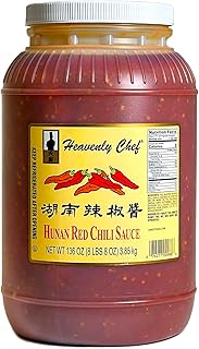 Heavenly Chef Hunan Red Chili Sauce, 136 oz (1 Gallon)