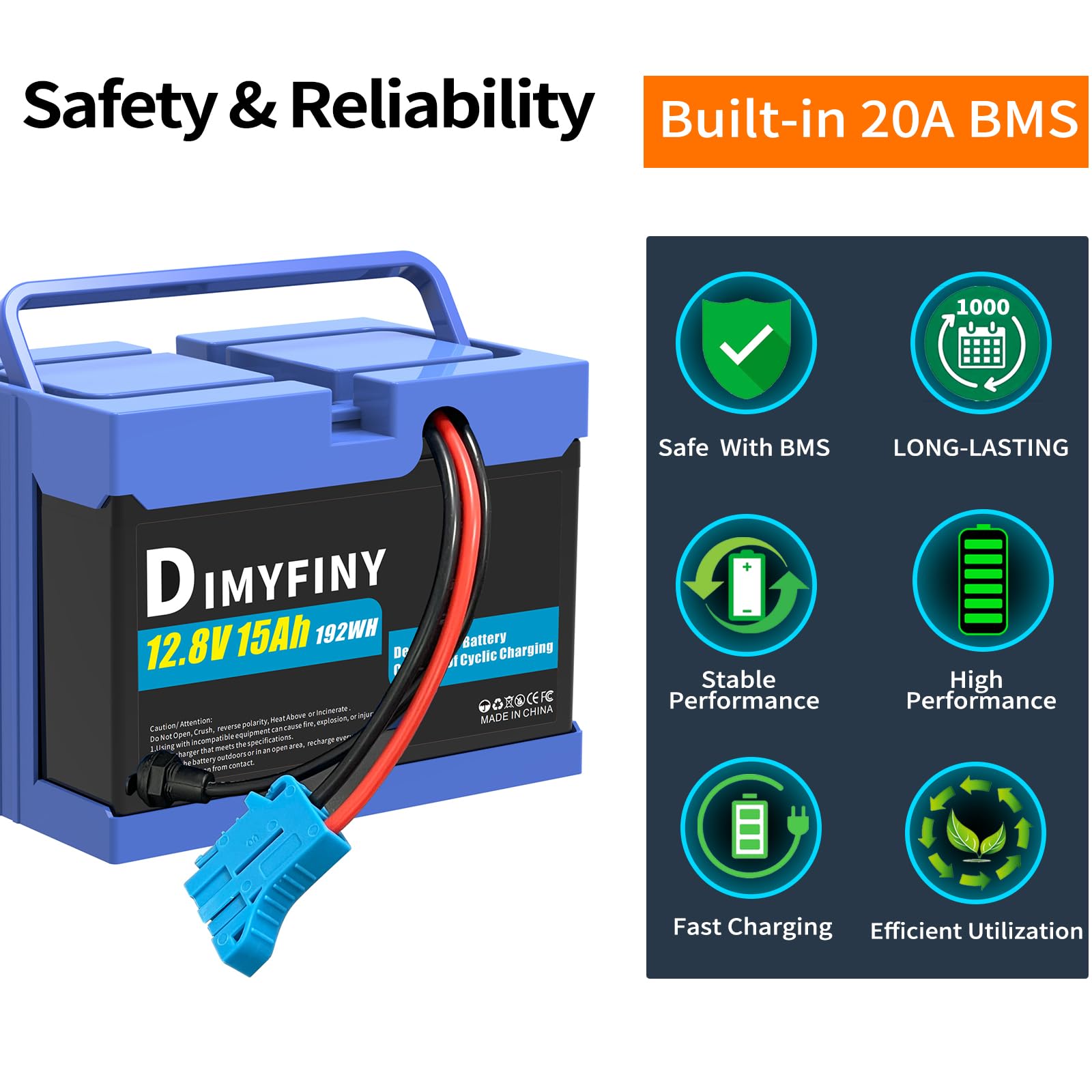 12V 15Ah Battery for Peg Perego John Deere Tractor Ride-On Toy Car + 2A Charger