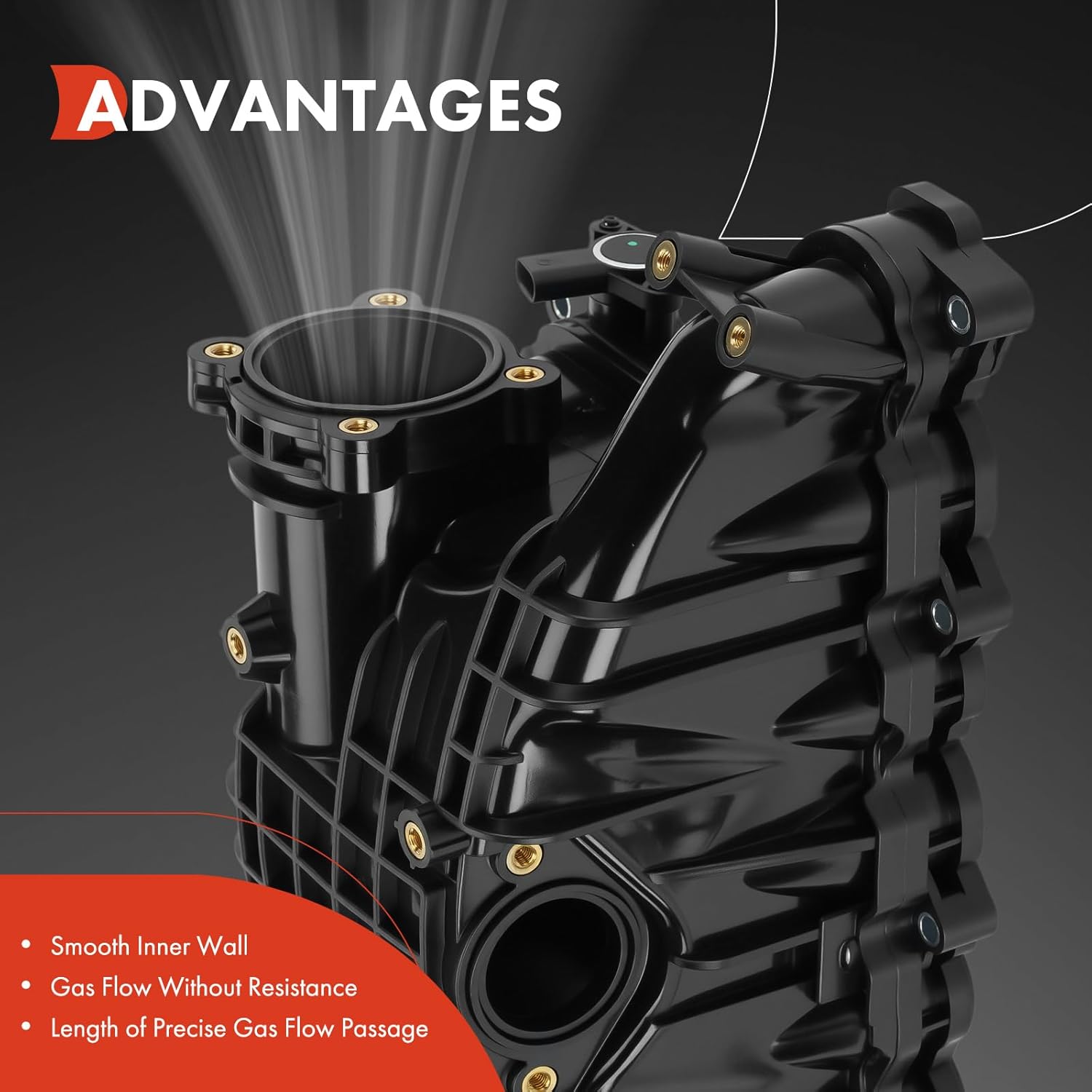 A-Premium Intake Manifold Compatible with Jeep WK2 Series Grand Cherokee 2014-2021, JL Series Wrangler 2020-2023, JT Series Gladiator 2021-2023 & Ram 1500 2014-2018/2020-2023, 1500 Classic 2019, 3.0L