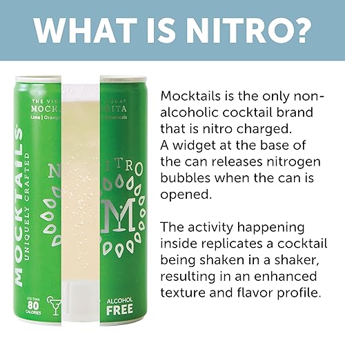 Miniatura 37 de NITRO Mocktails Espress0% Martini (paquete de 12) galardonado Espresso Martini cargado de nitrógeno Craftmix sin alcohol elaborado con el mejor