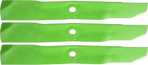 Miniatura 2 de 8TEN LawnRazor - Juego de cuchillas de cortacésped para cubiertas John Deere LX280 Z425 Z45 1025R 2210 M143520 UC22010 54C (elevación media)