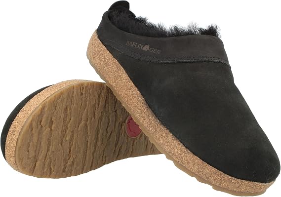 HAFLINGER Snowbird Lambskin Leather Clog Unisex