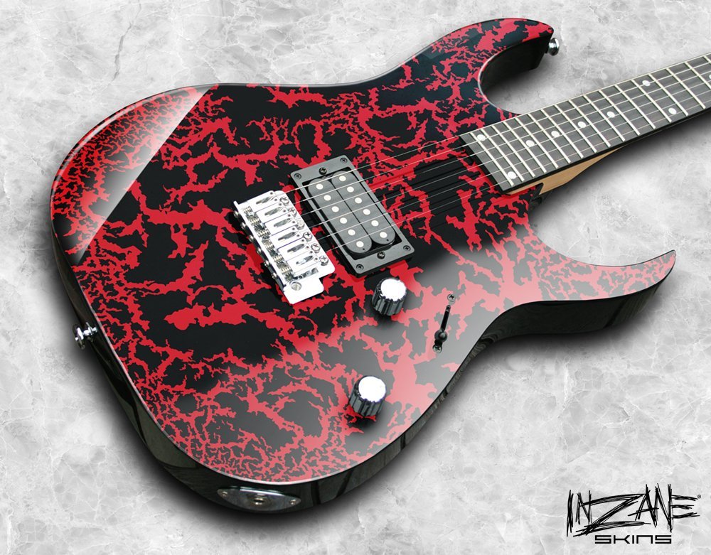 CRACKLE 4 Guitar Skin from INZANE Skins