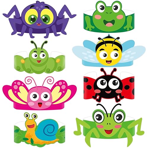 Treasure Cove Spring Crown Craft Kit DIY Insect Paper Crown