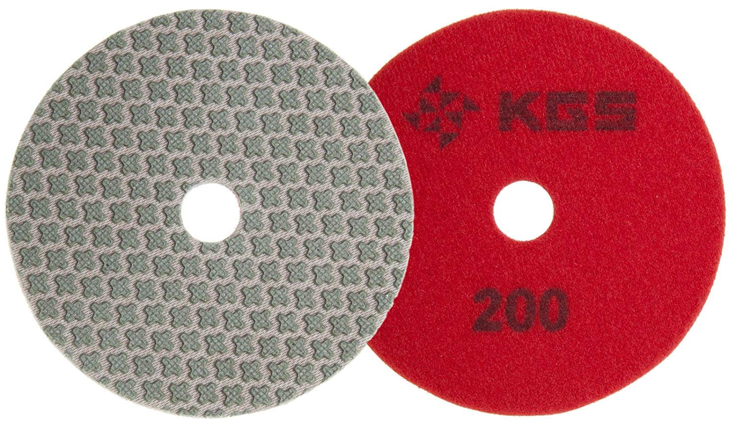 7 Disques Polissage Diamanté à Sec Ø100x15mm KGS Swiflex XX Grain 60 à 3000