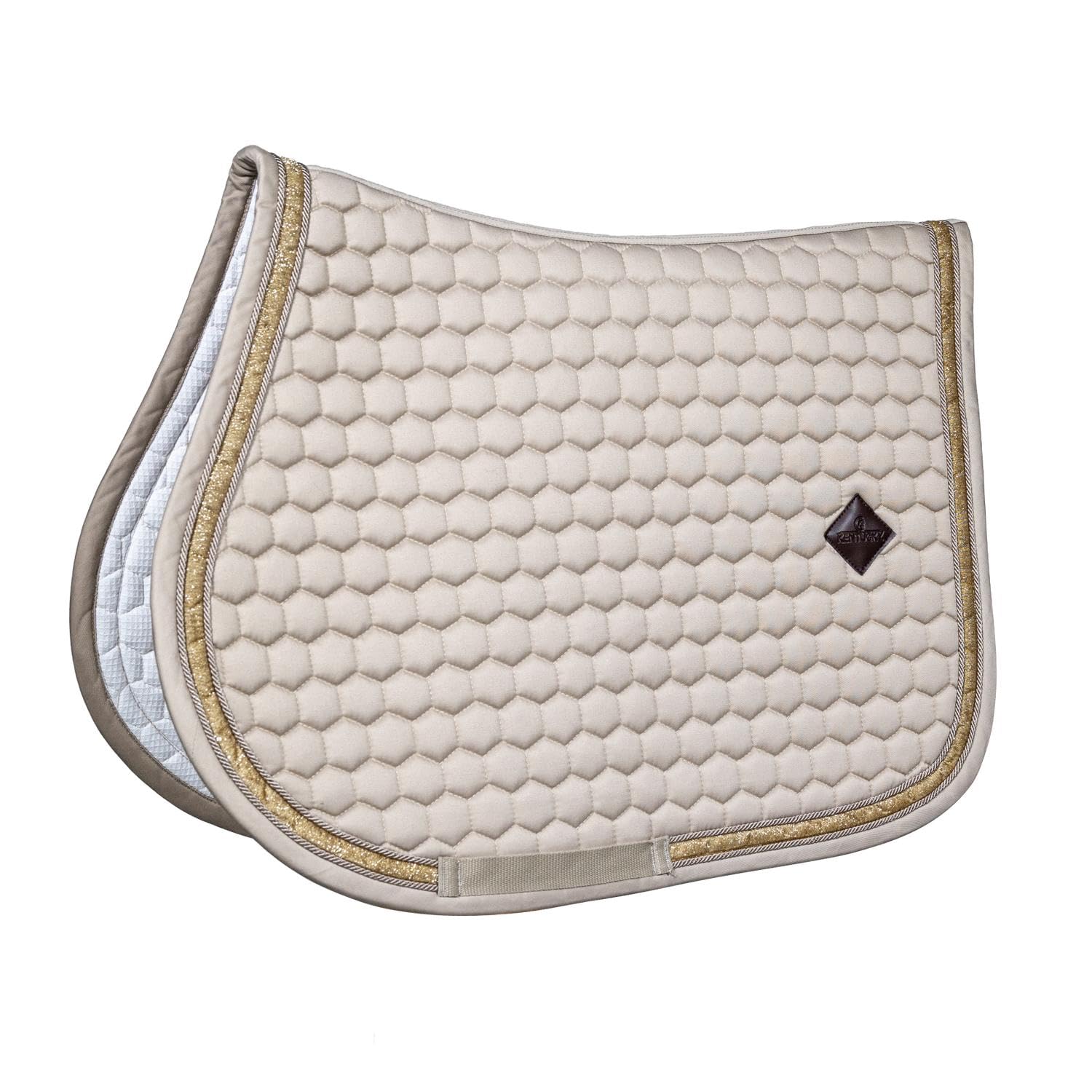 Kentucky - Schabracke Glitzer Band Springen beige