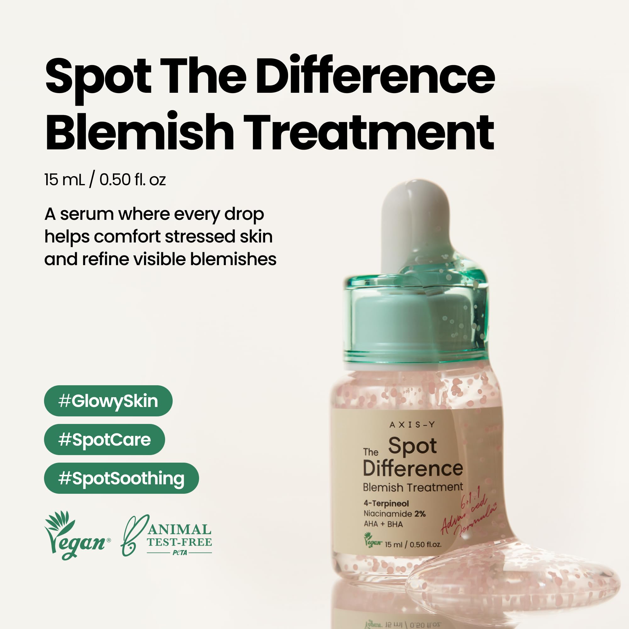 AXIS-Y Spot The Difference Blemish Treatment serum do skóry trądzikowej i skłonnej do niedoskonałości 15ml