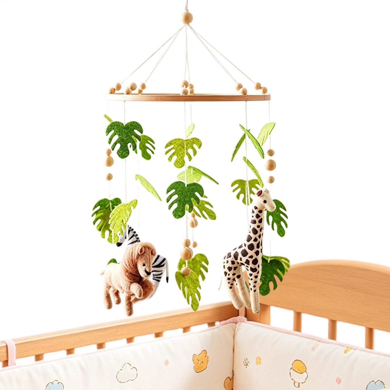 Mobile for Crib Animal Shape Kids Bed Bell
