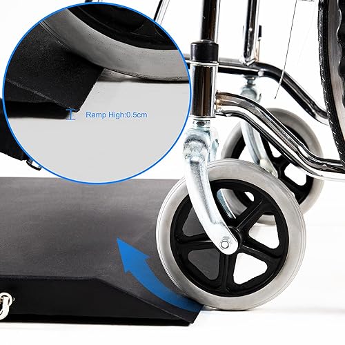 Miniatura 3 de Báscula para silla de ruedas báscula médica digital de 700 x 02 libras con doble rampa de 333 x 307 pulgadas