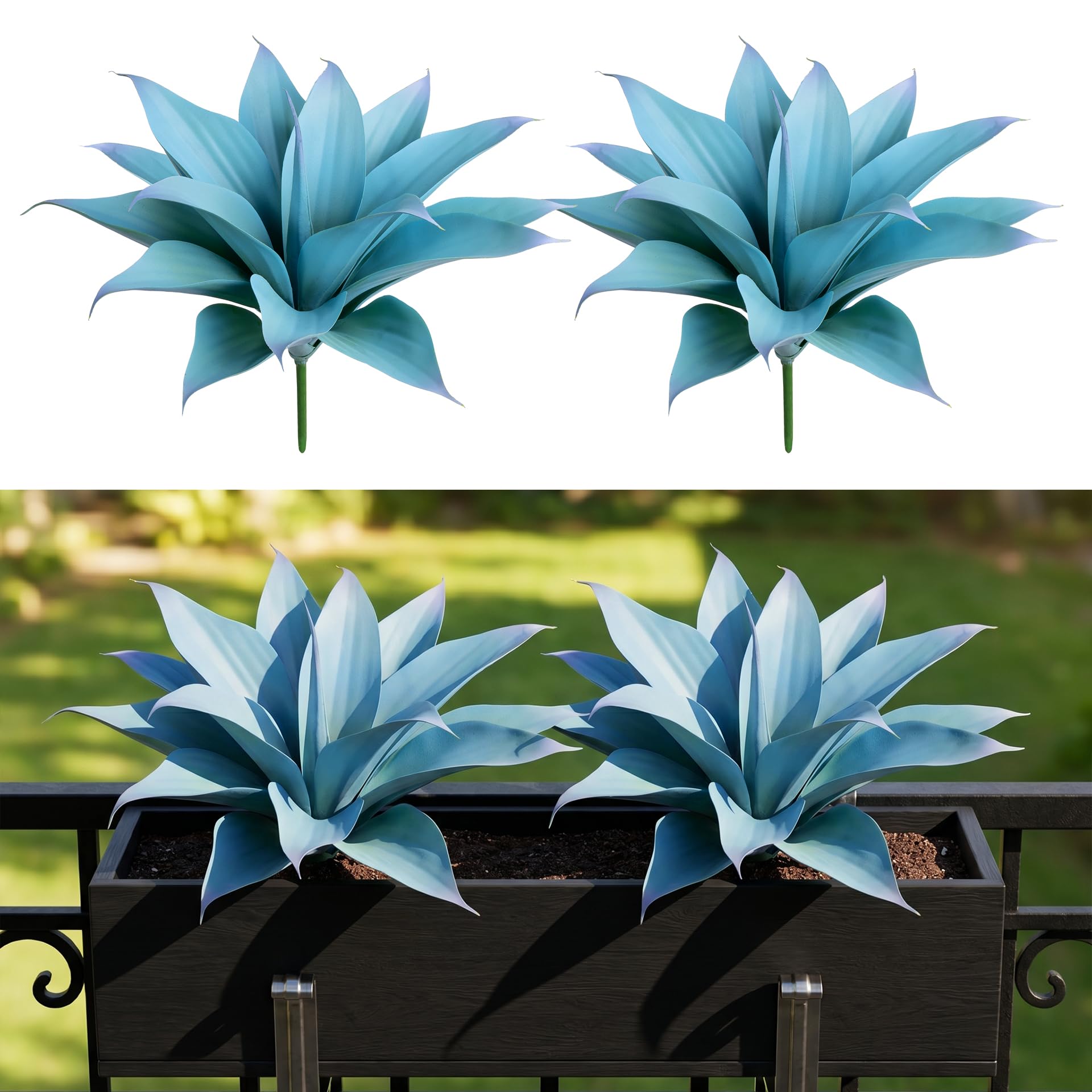 ENALGRE 2-pack faux agave
