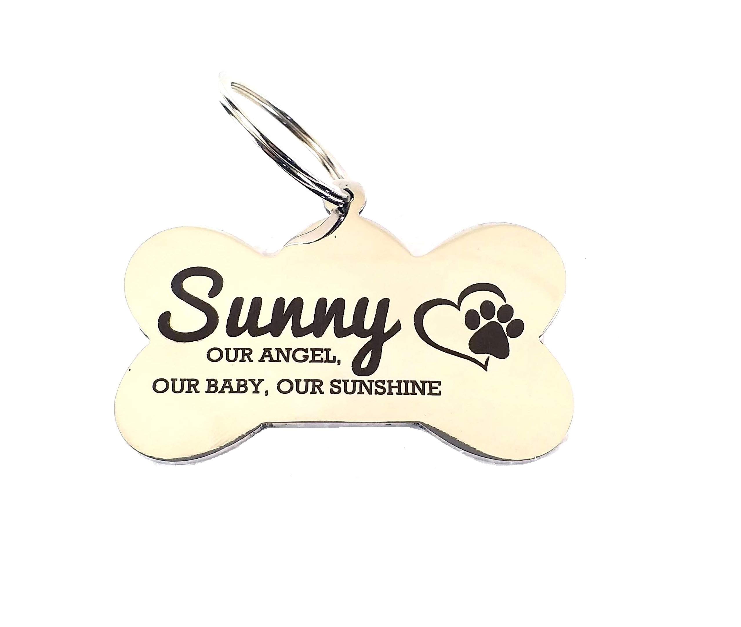 Street Soul Pet ID Personalized Stainless Steel Laser Engraved Tag for Pet Dog, Cat ID Customized Dog Tag (3 INCHES Bone) (B07ZRRMF8S) Amazon Price History, Amazon Price Tracker